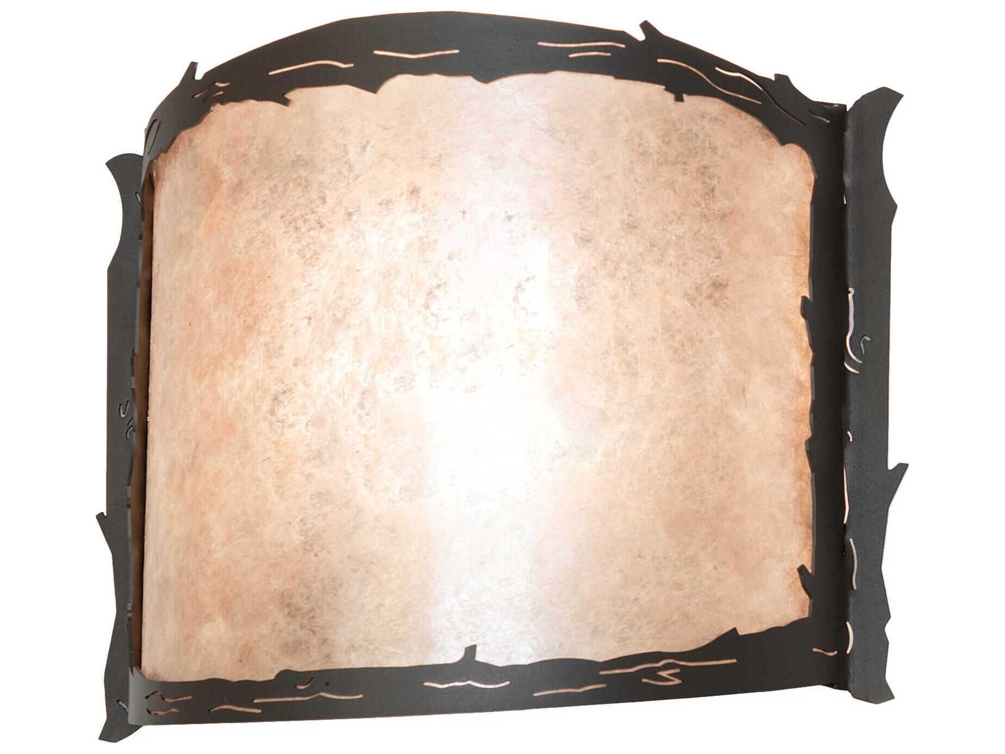 1-Light Timeless Bronze Glass Wall Sconce