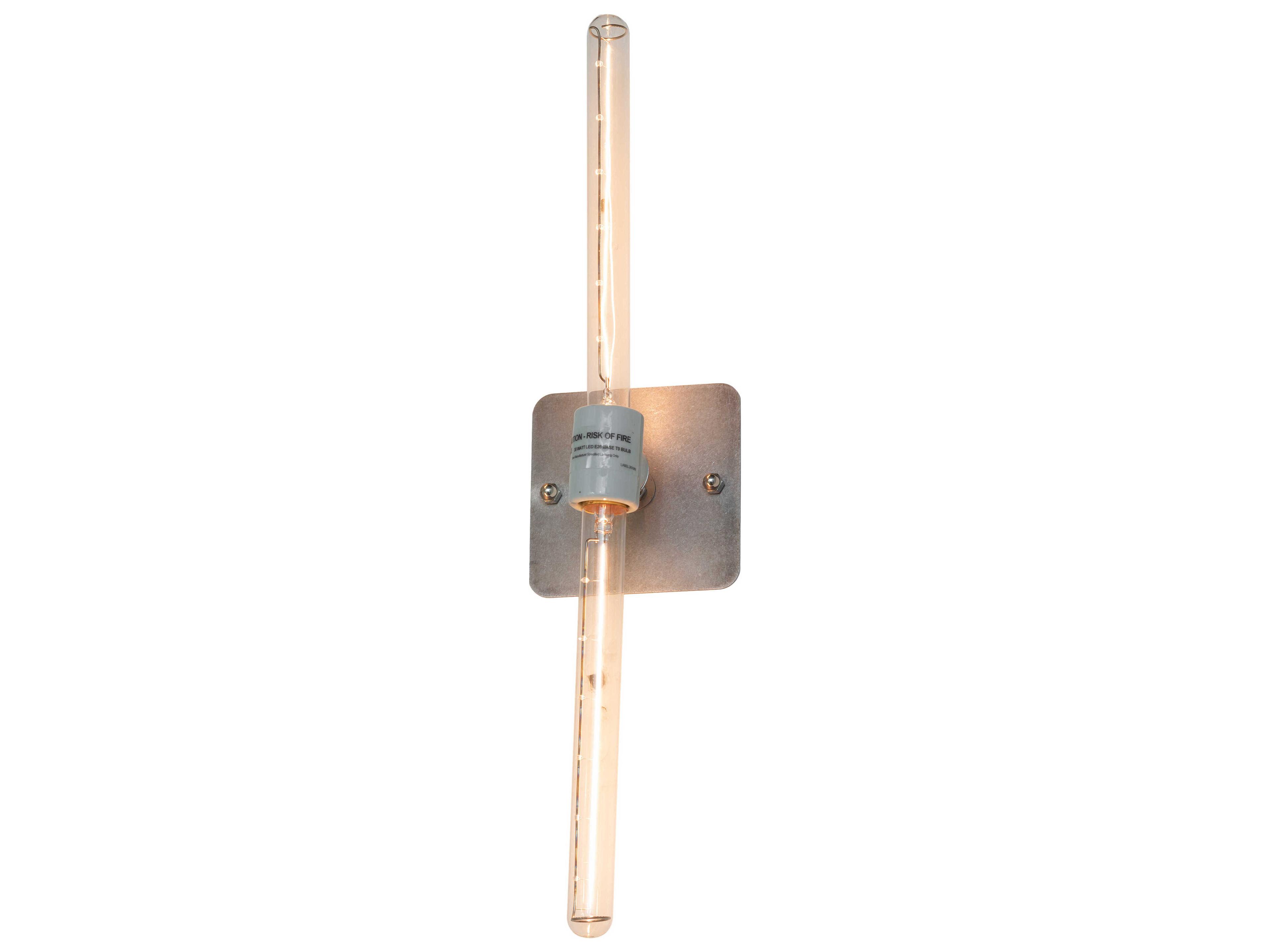 Alva 2-Light Raw Steel Wall Sconce