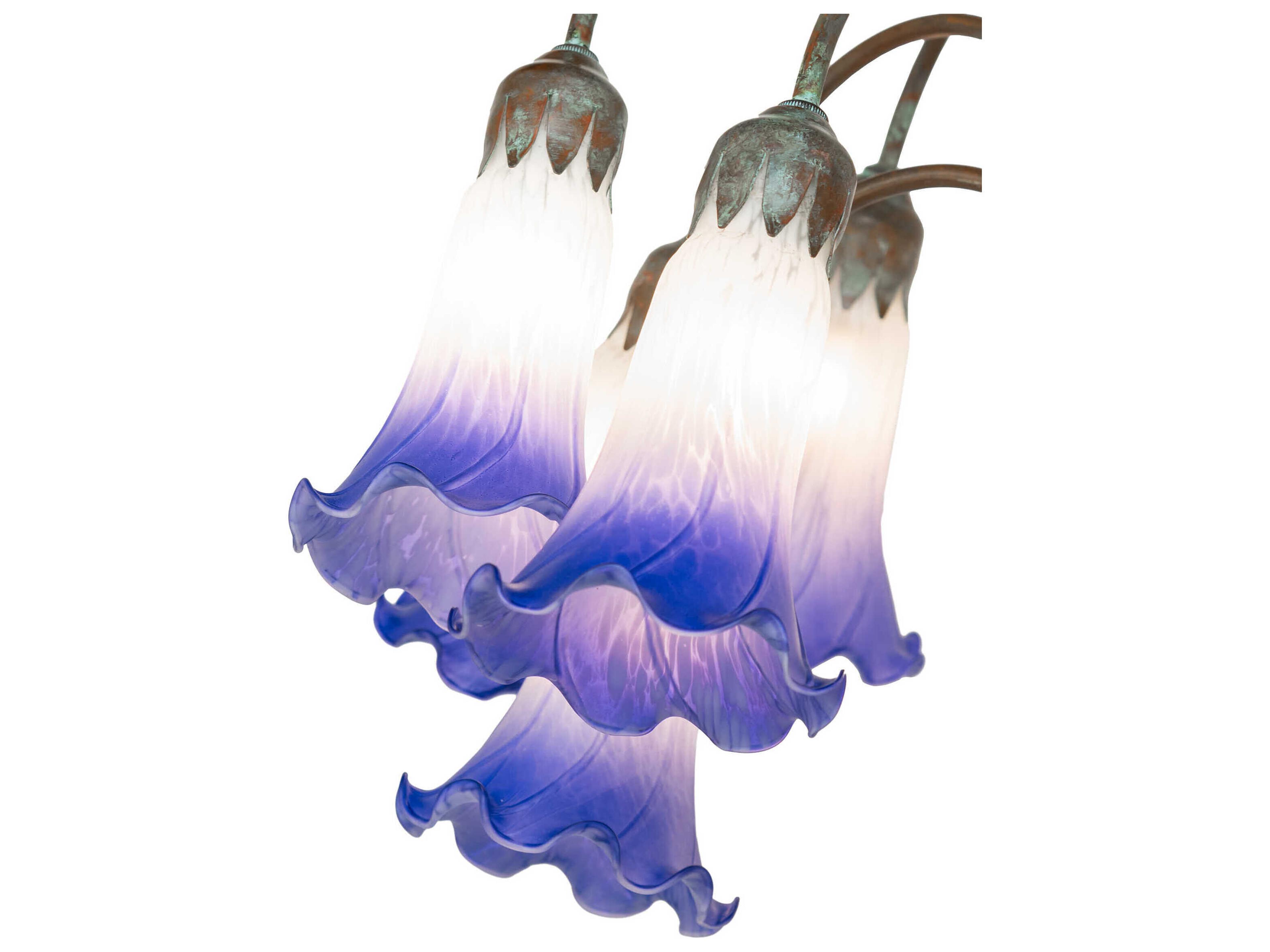 Meyda Pond Lily Bronze Floor Lamp