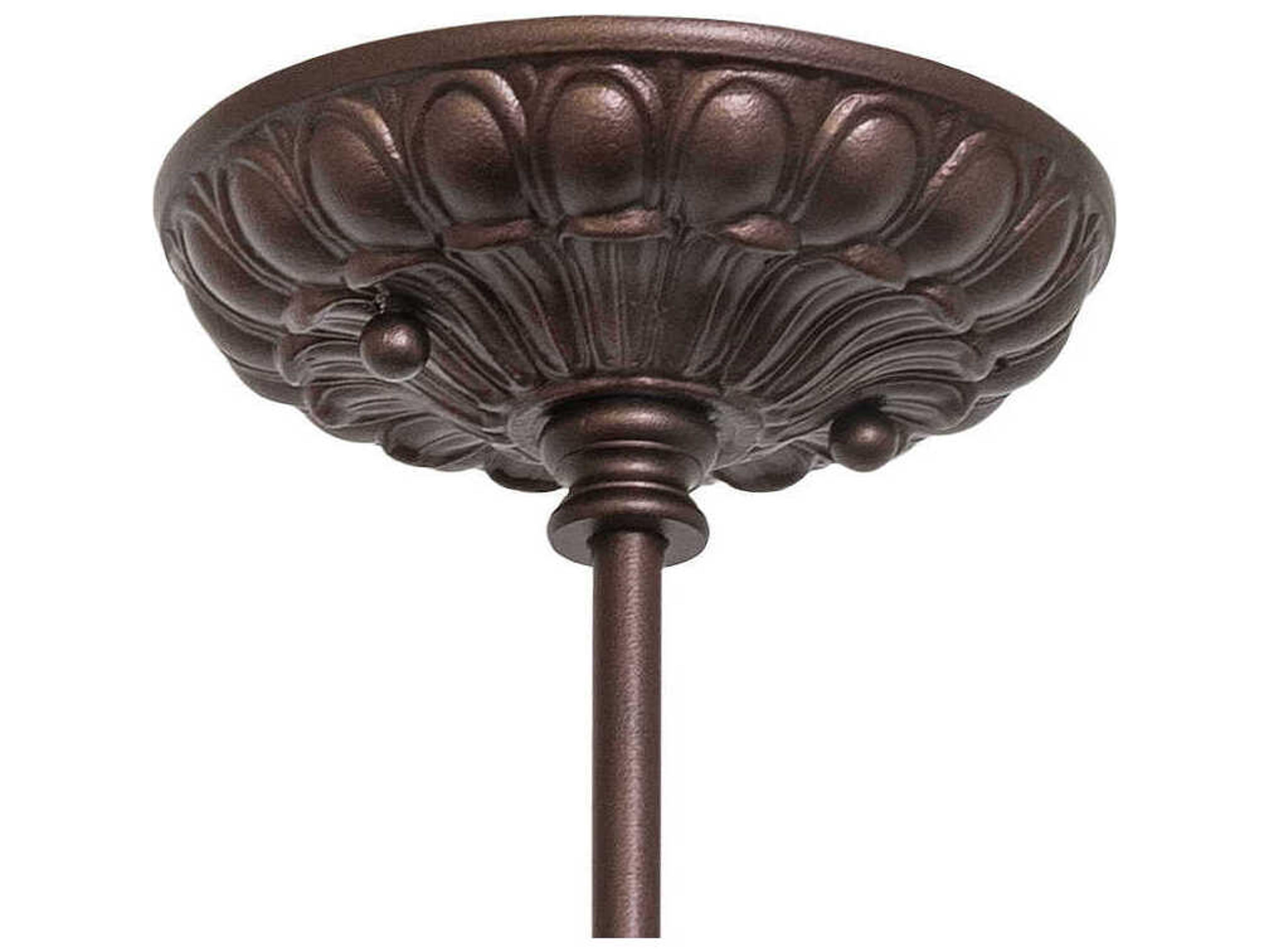 Meyda 3-Light Mahogany Bronze Mini Pendant