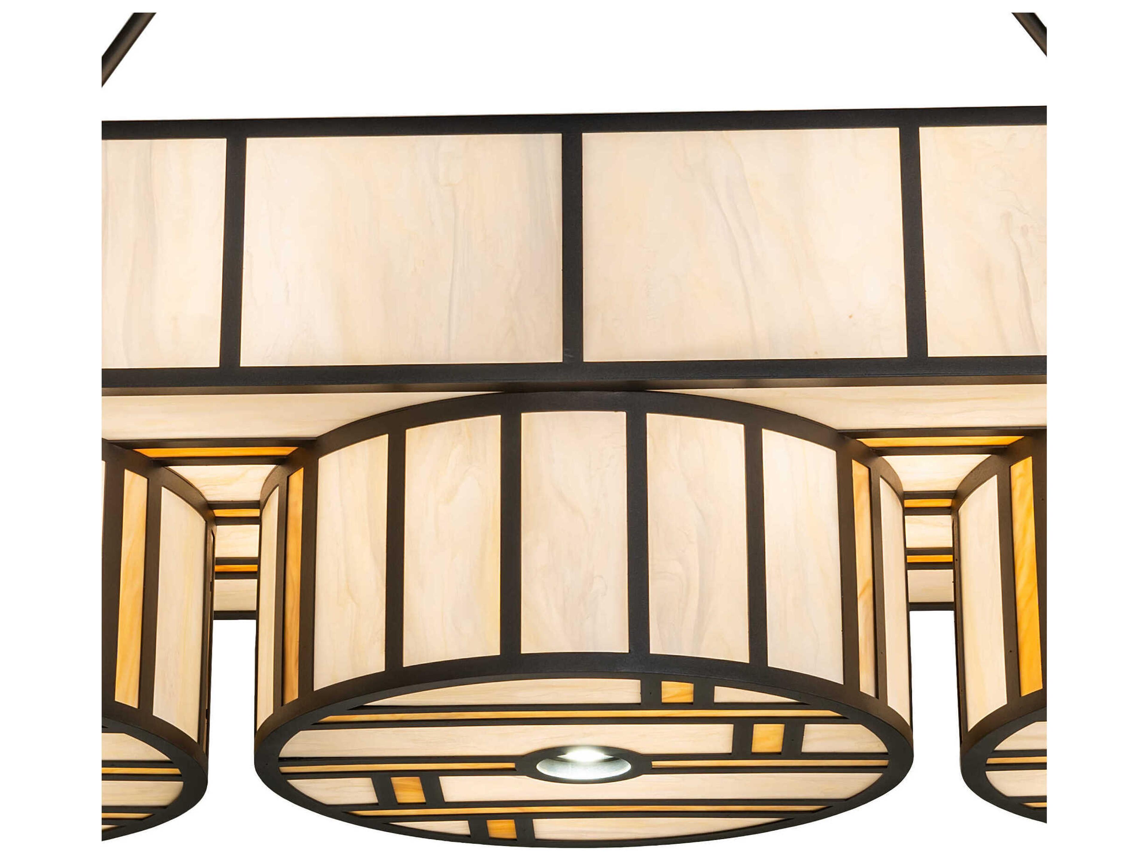 Meyda 14-Light 3-Light Wrought Iron Bronze Island Pendant