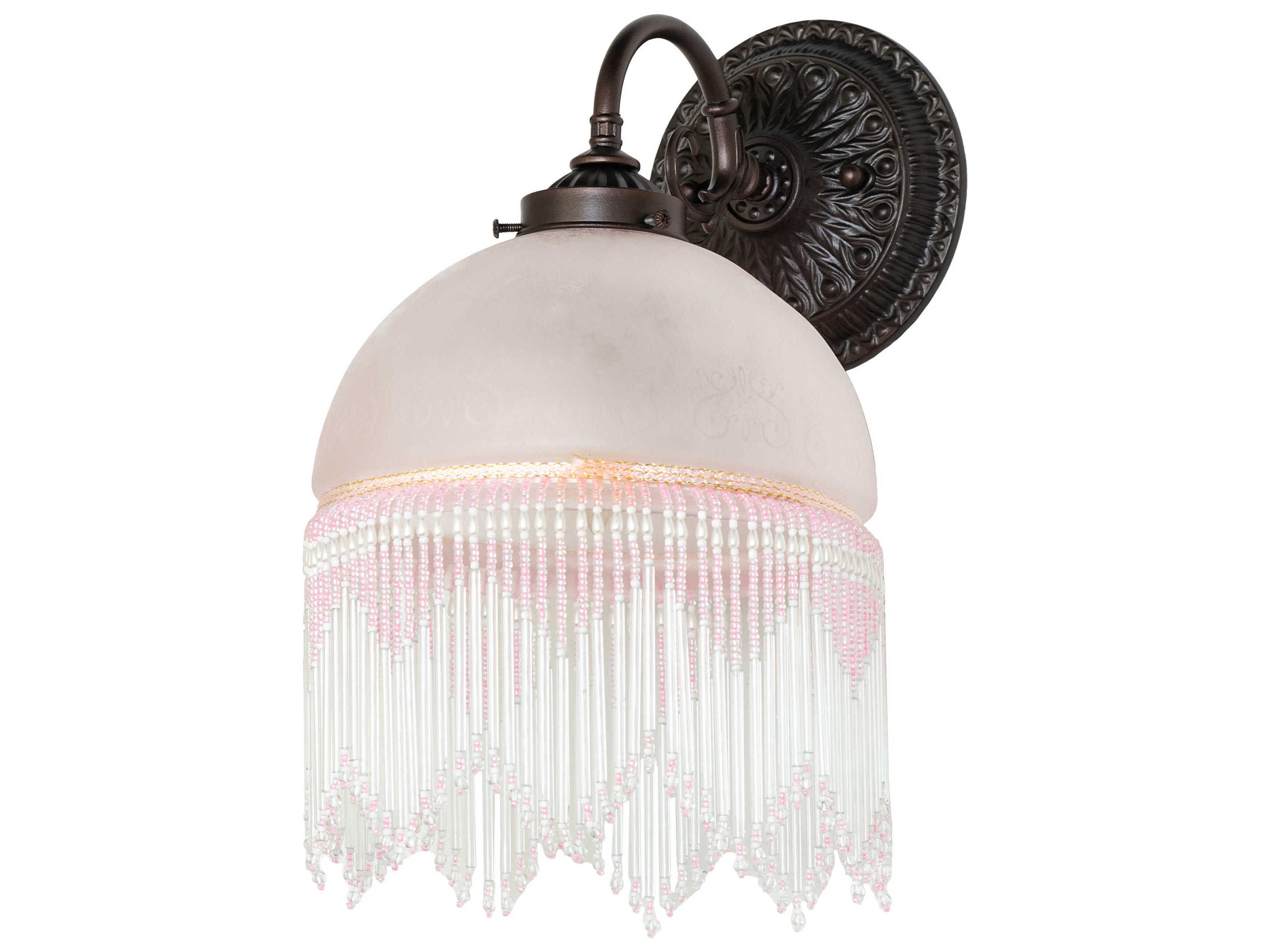 Meyda Roussillon 1-Light Mahogany Bronze Wall Sconce