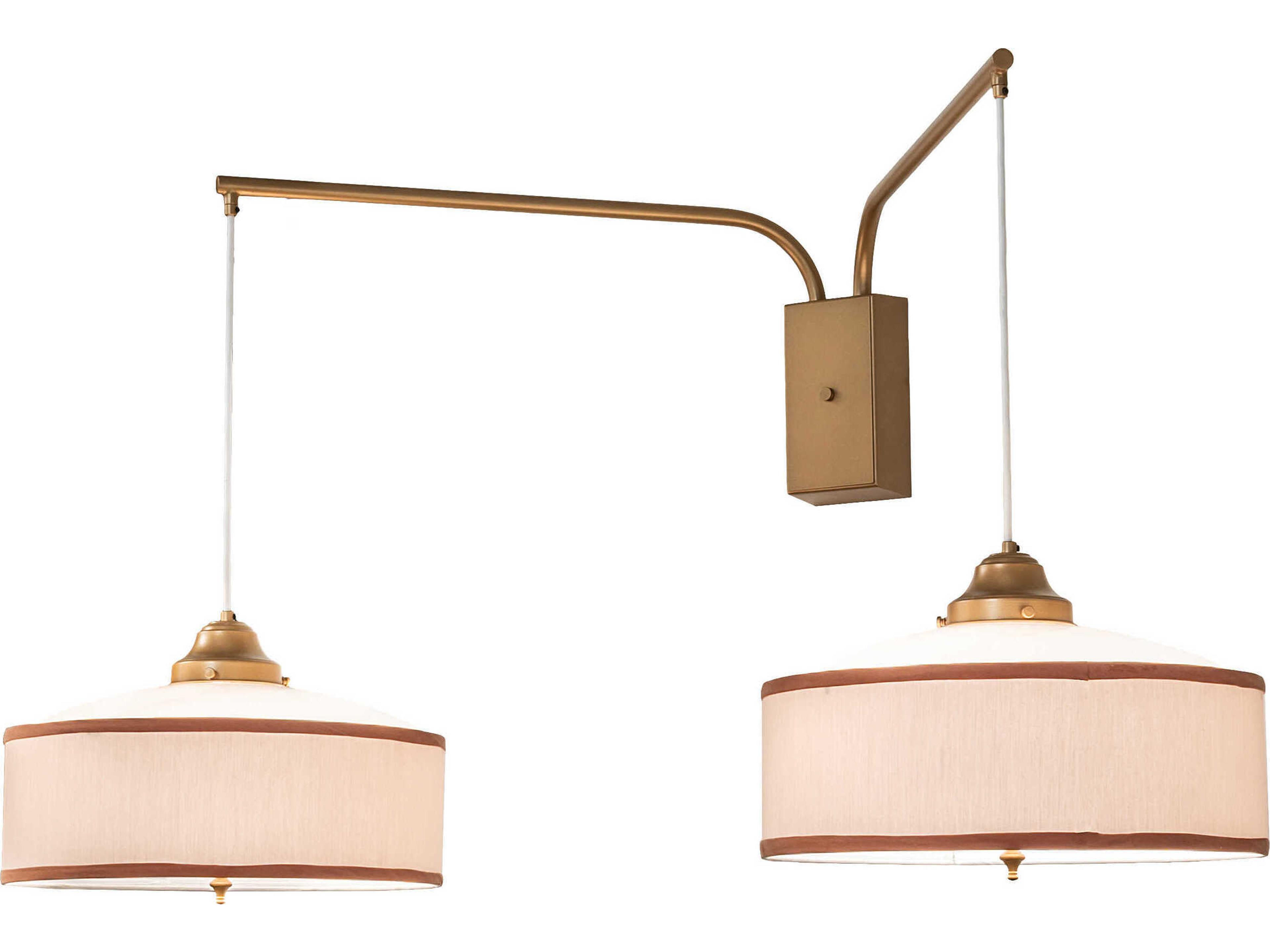 Cilindro 4-Light Gold Metallic Wall Sconce