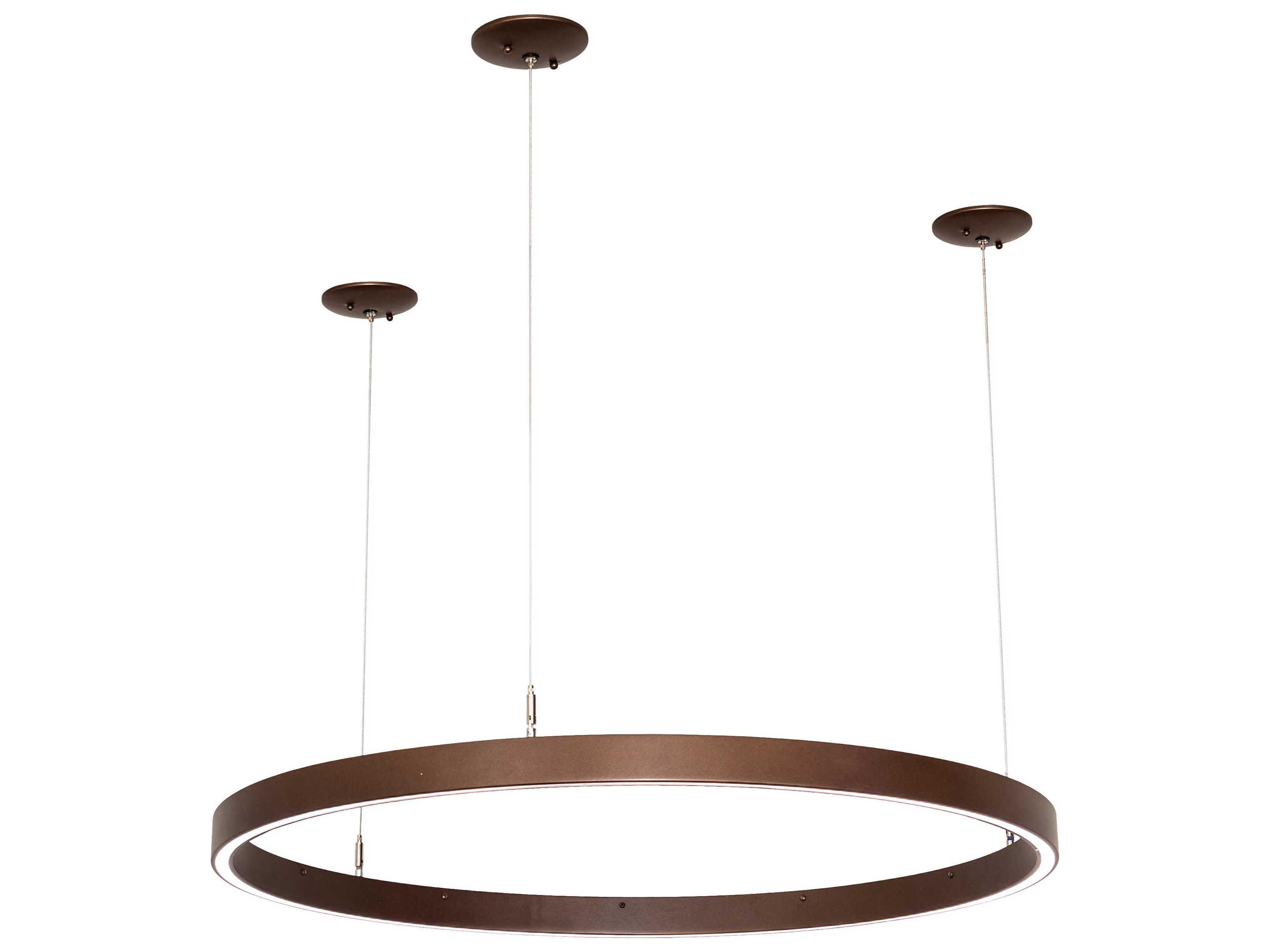 Anillo Mahogany Bronze Round Pendant