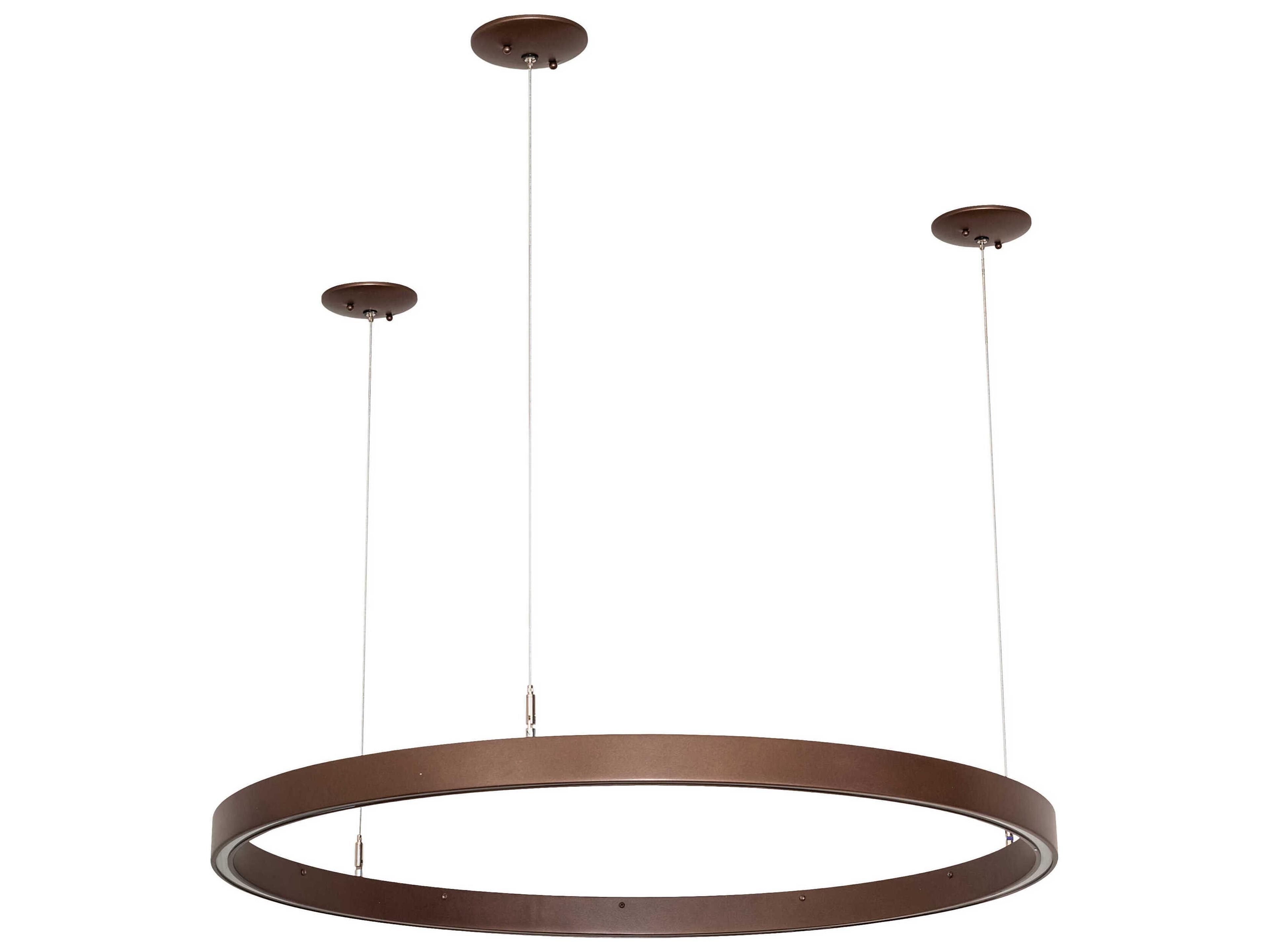 Meyda Anillo Mahogany Bronze Round Pendant