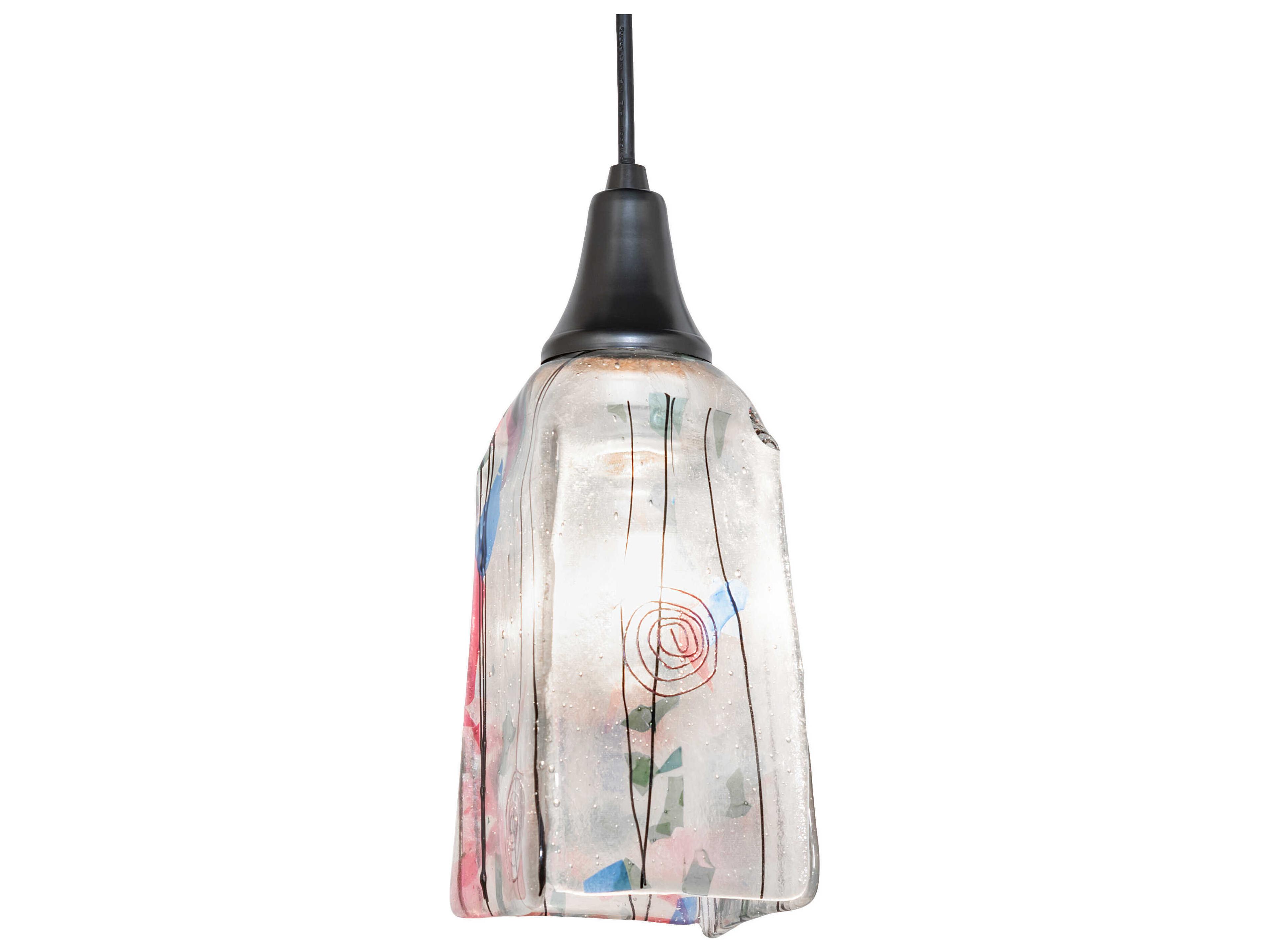 Metro Fusion 1-Light Craftsman Brown Mini Pendant