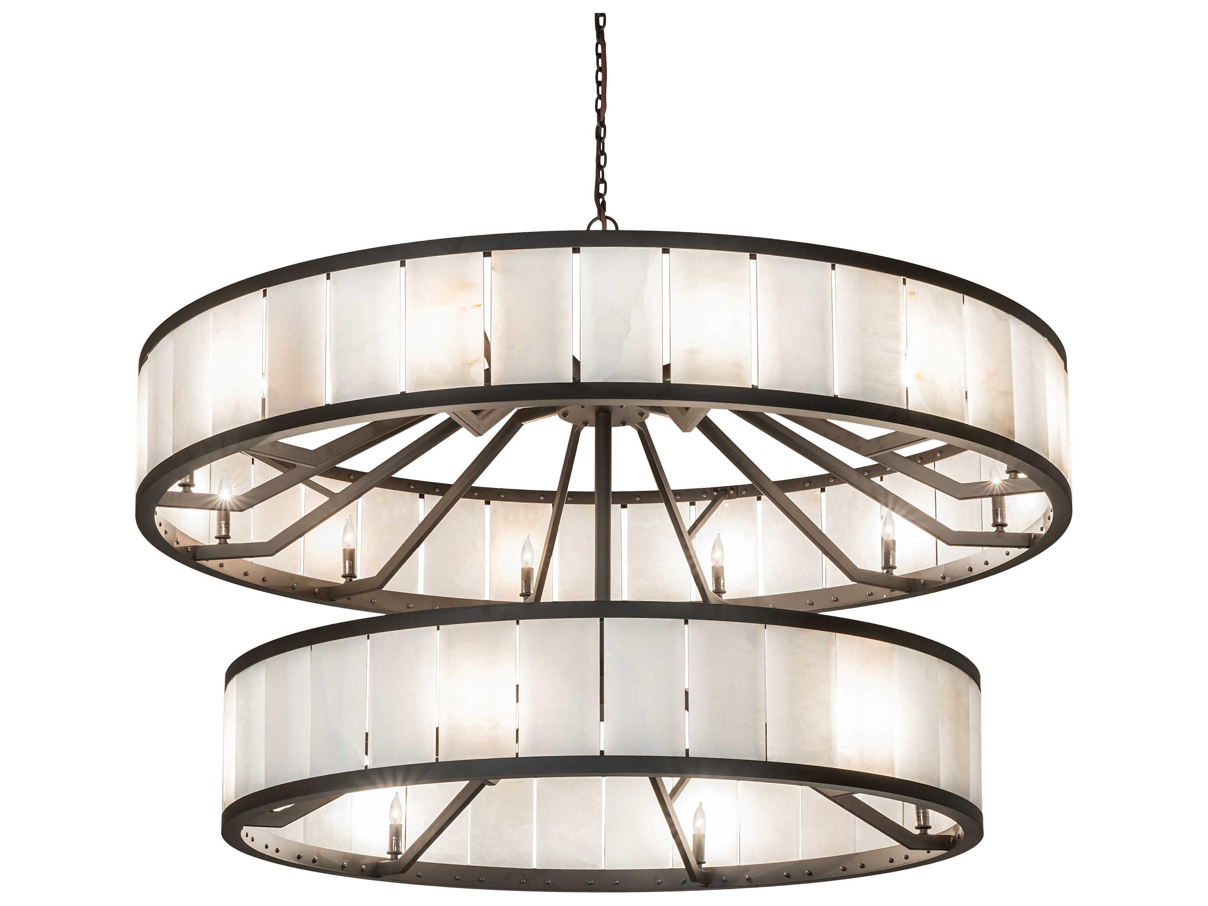 Meyda Hokaiseki 18-Light Oil Rubbed Bronze Chandelier