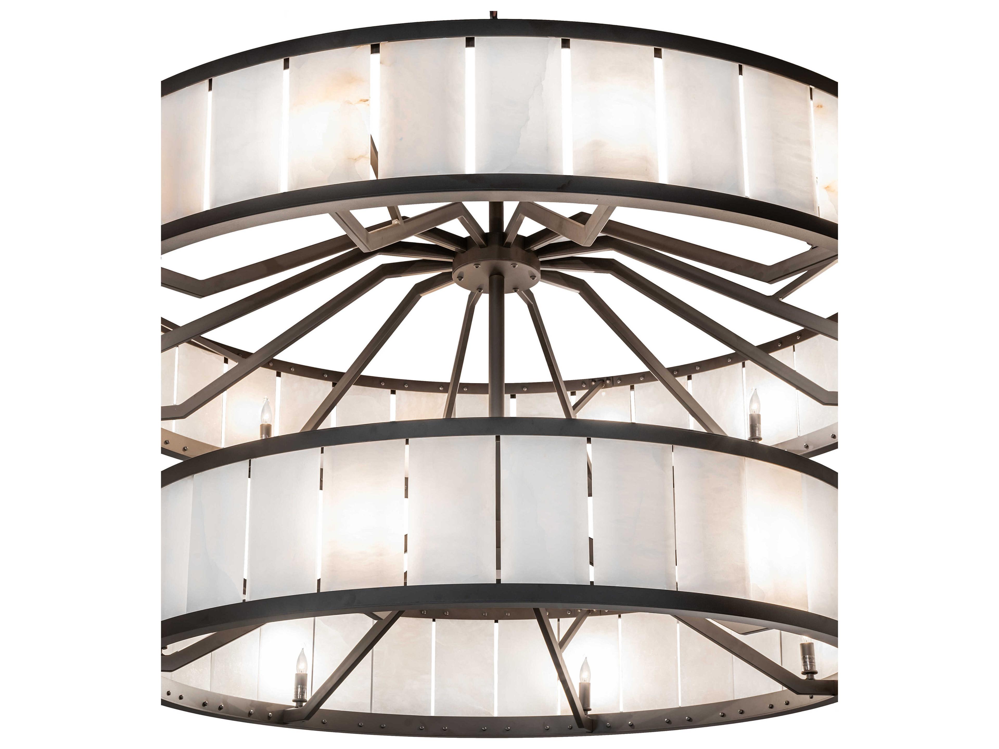 Meyda Hokaiseki 18-Light Oil Rubbed Bronze Chandelier