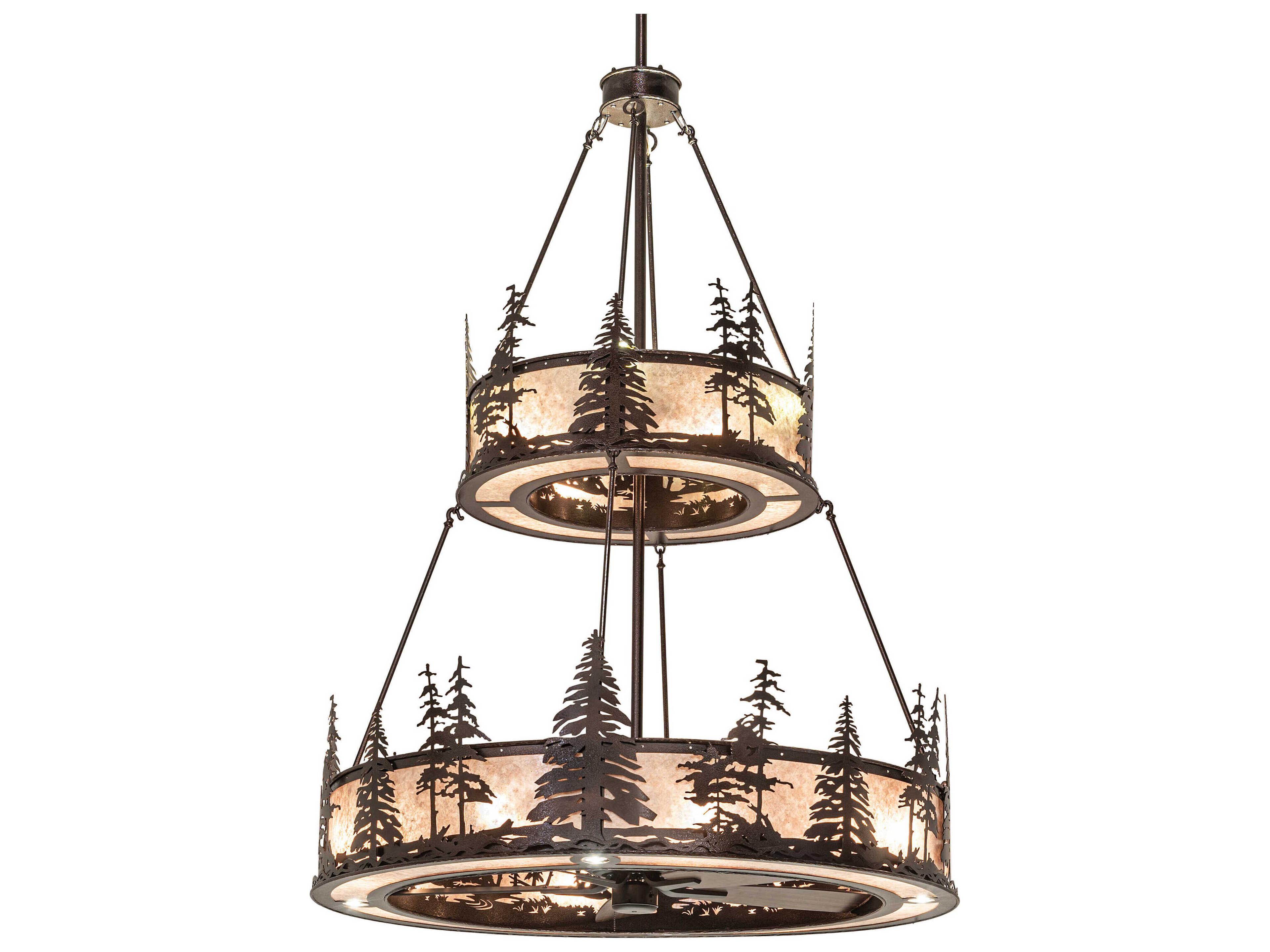 Meyda Tall Pines 55" Ceiling Fan