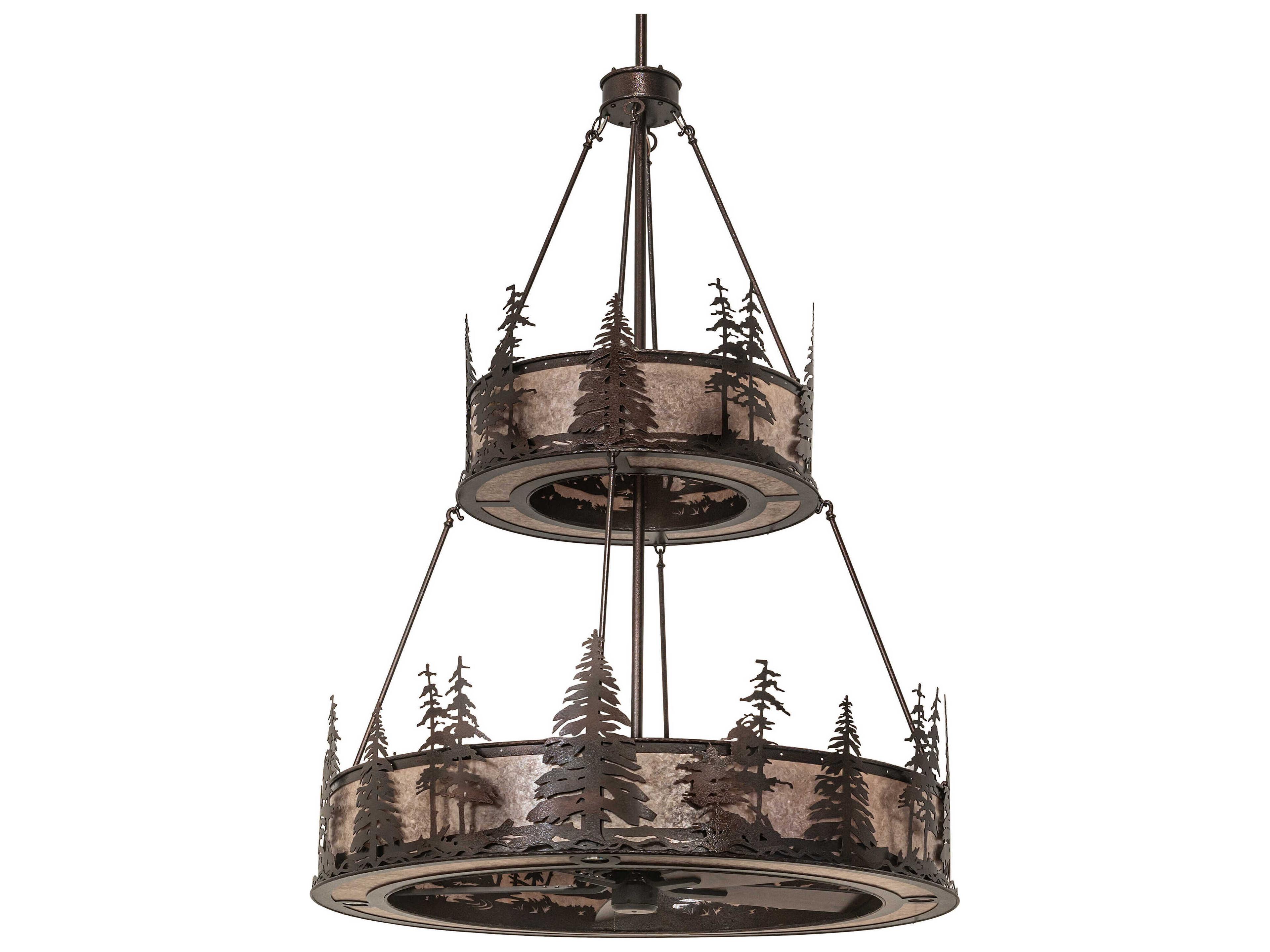 Meyda Tall Pines 55" Ceiling Fan