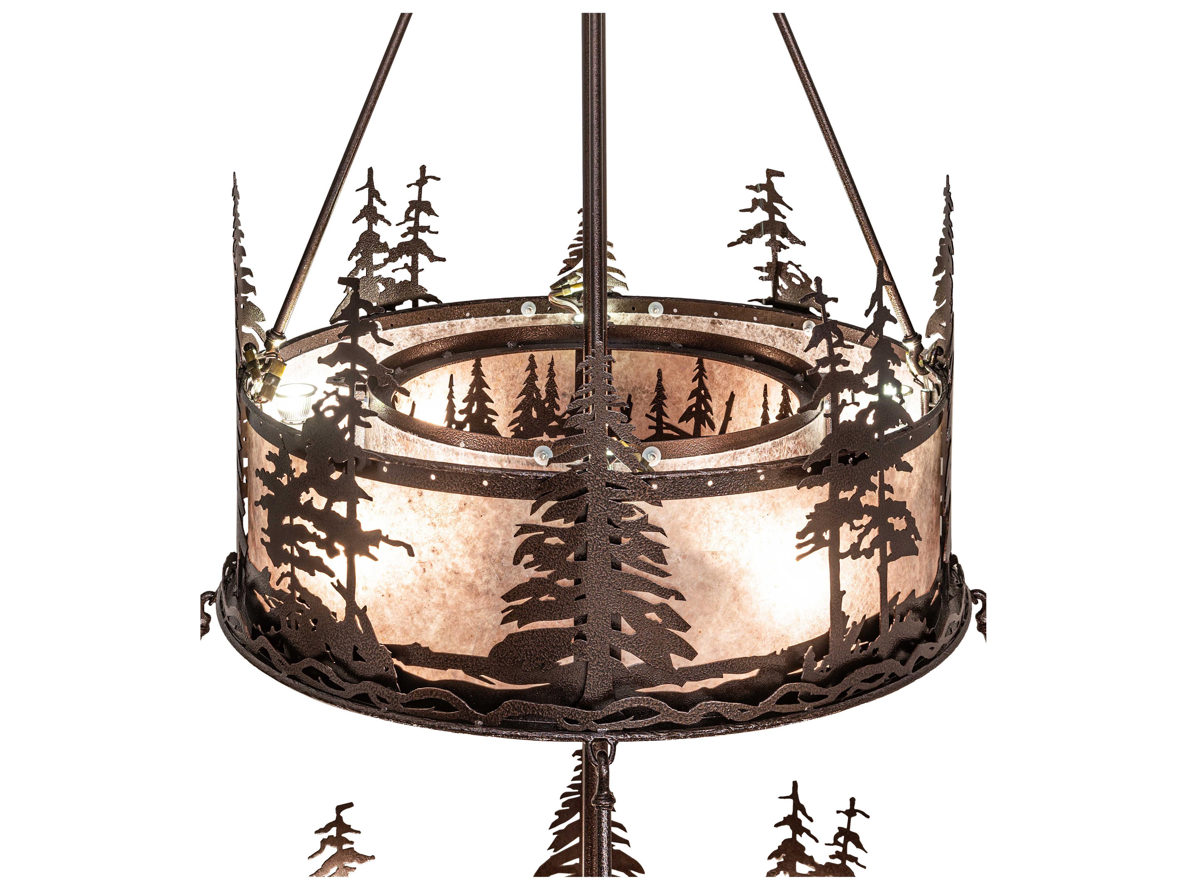 Meyda Tall Pines 55" Ceiling Fan