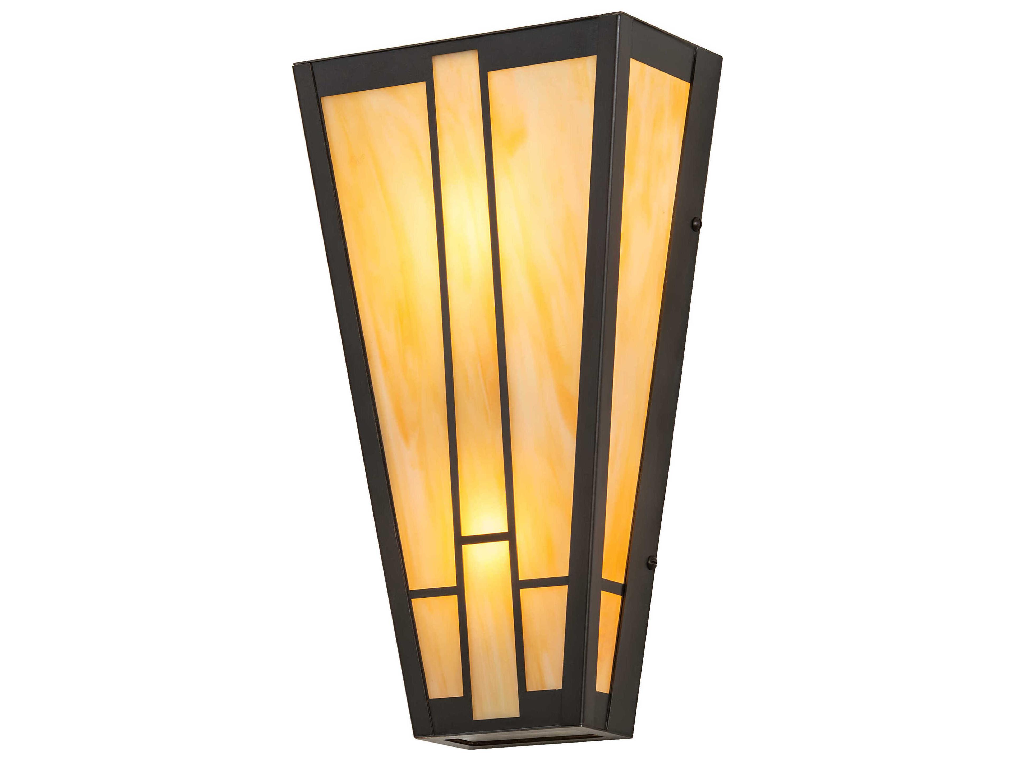 Yosemite 2-Light Craftsman Brown Wall Sconce