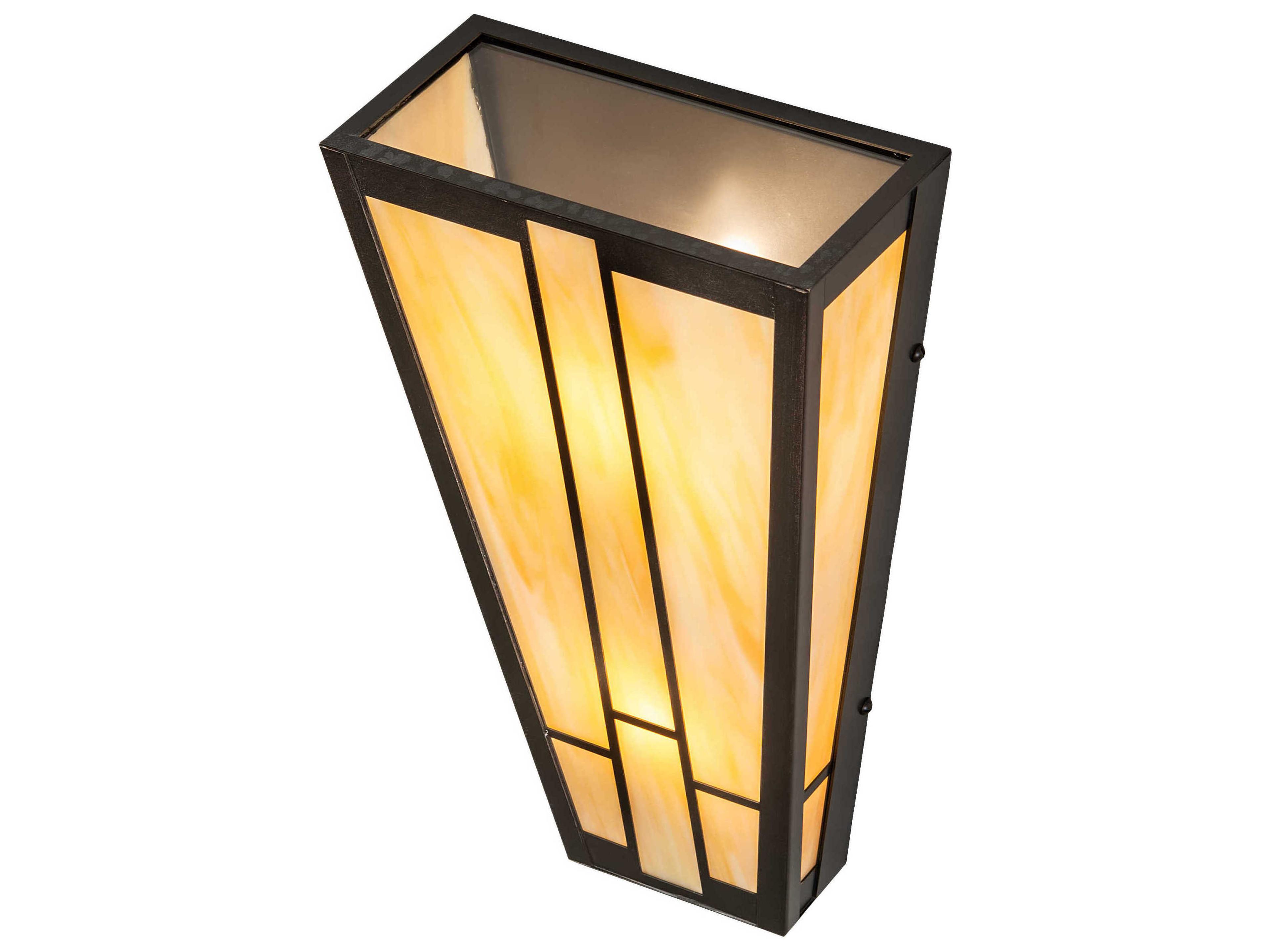 Meyda Yosemite 2-Light Craftsman Brown Wall Sconce