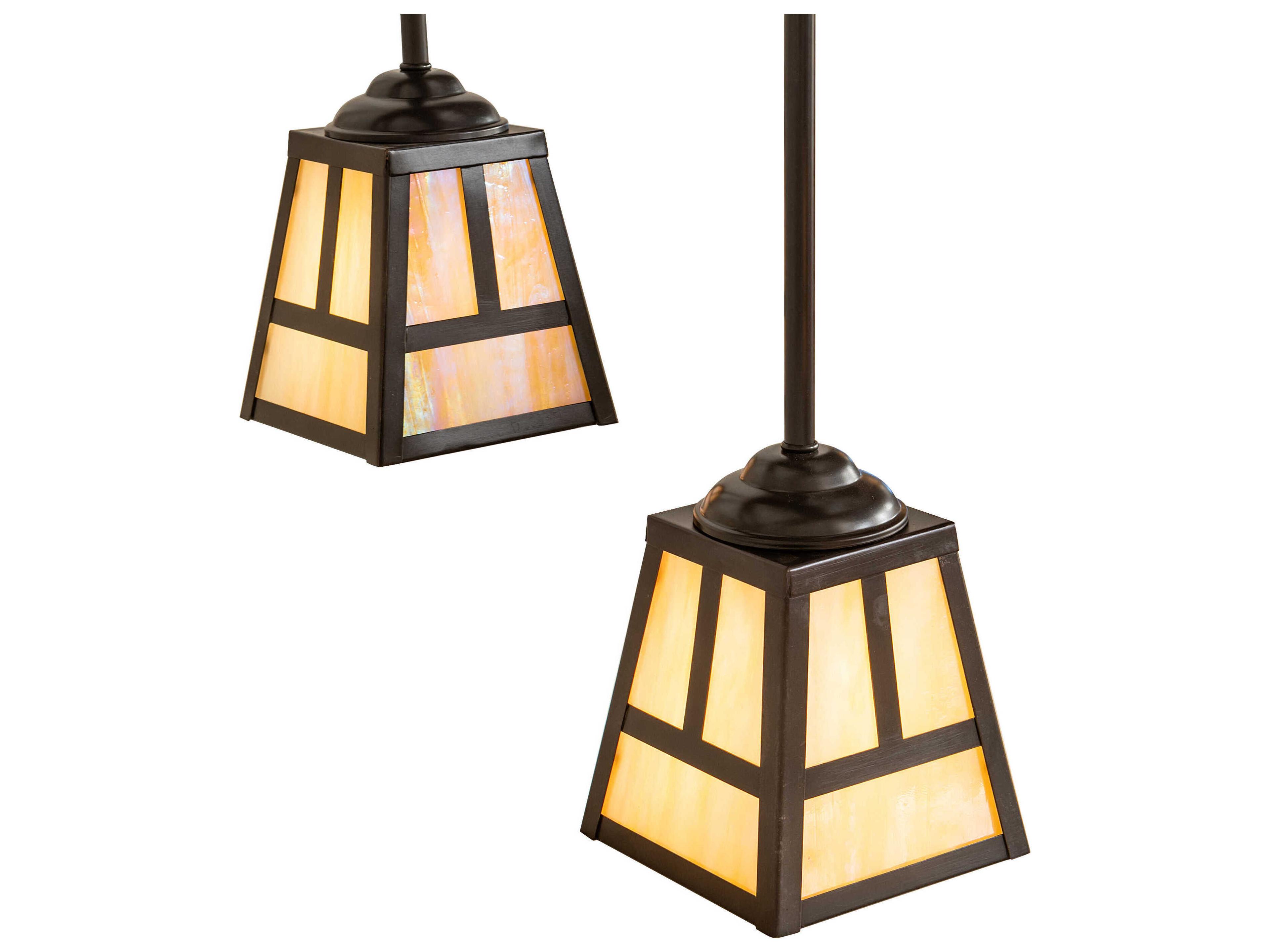 Meyda Pocono Pool House 9-Light Oil Rubbed Bronze / Craftsman Brown Island Pendant