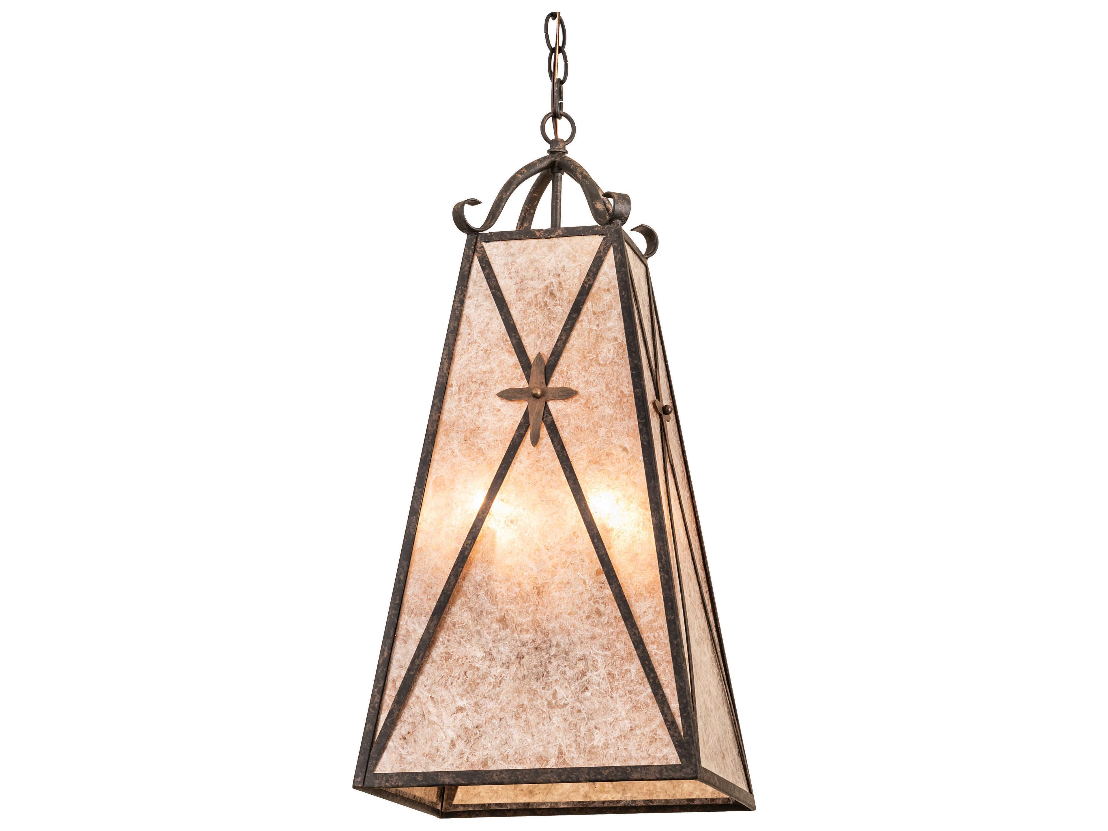 4-Light Coffee Bean Cortez Gold Brown Pendant