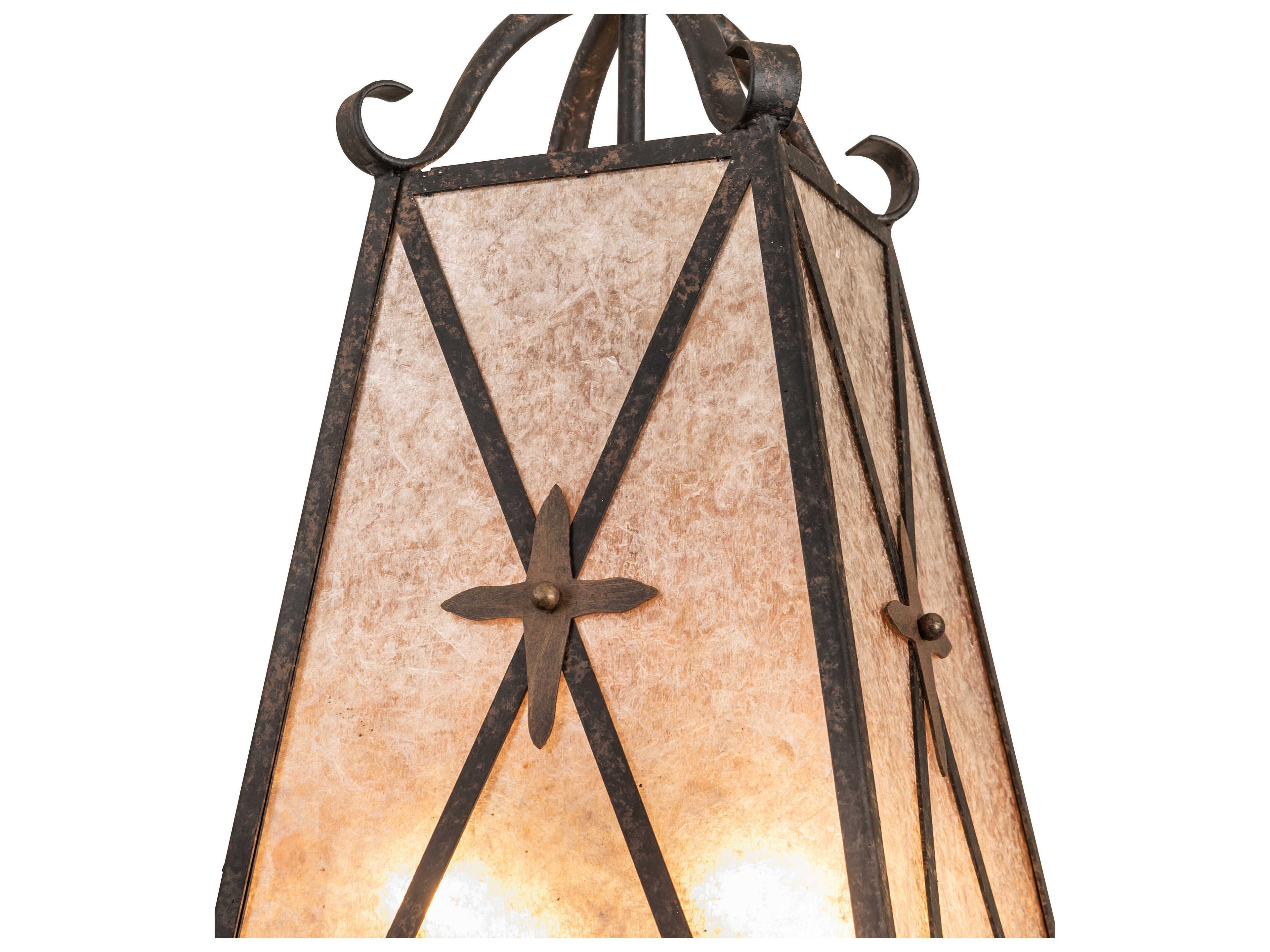 Meyda 4-Light Coffee Bean Cortez Gold Brown Pendant