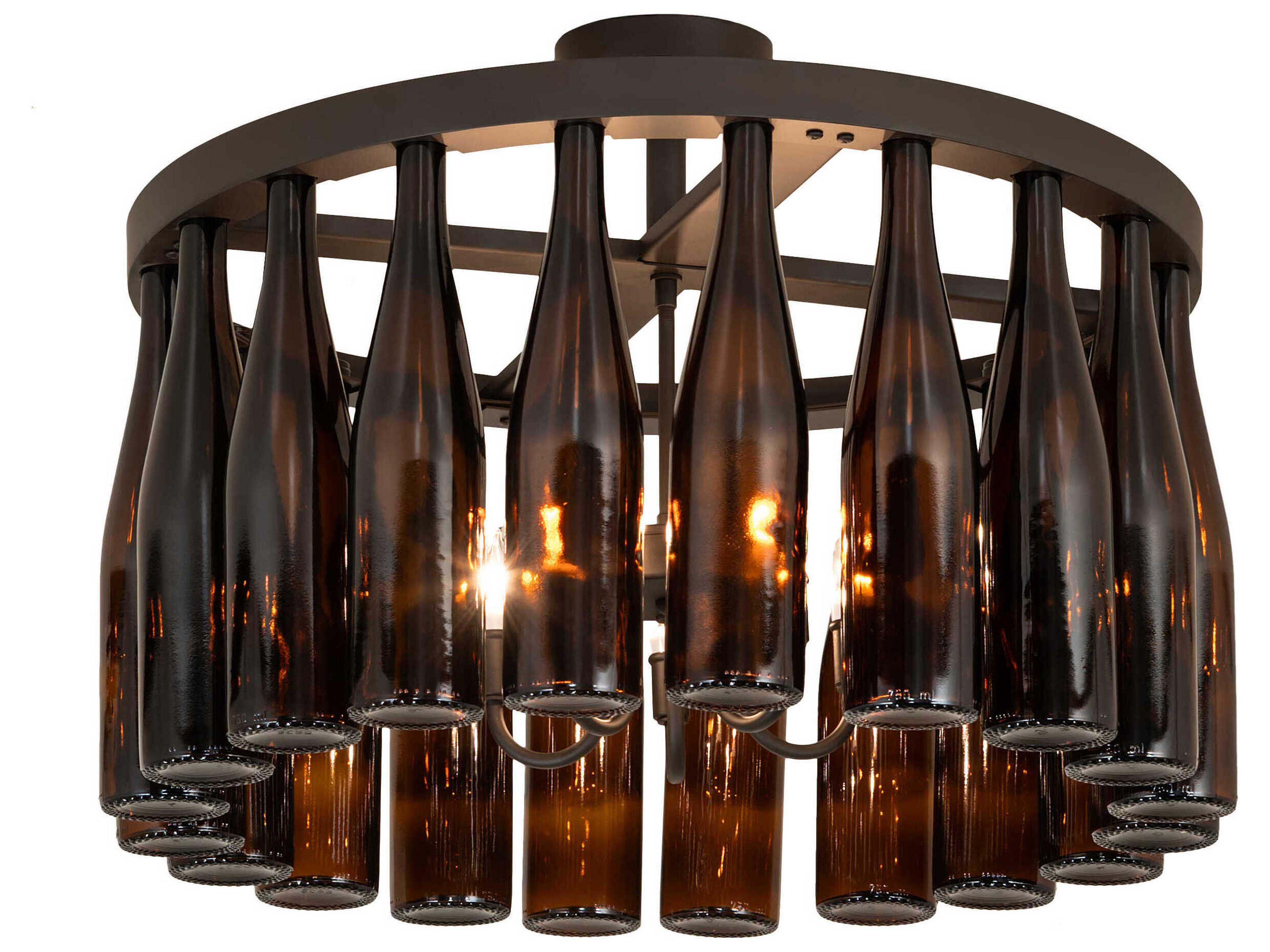 Tuscan Vineyard 5-Light Oil Rubbed Bronze Semi Flush Mount