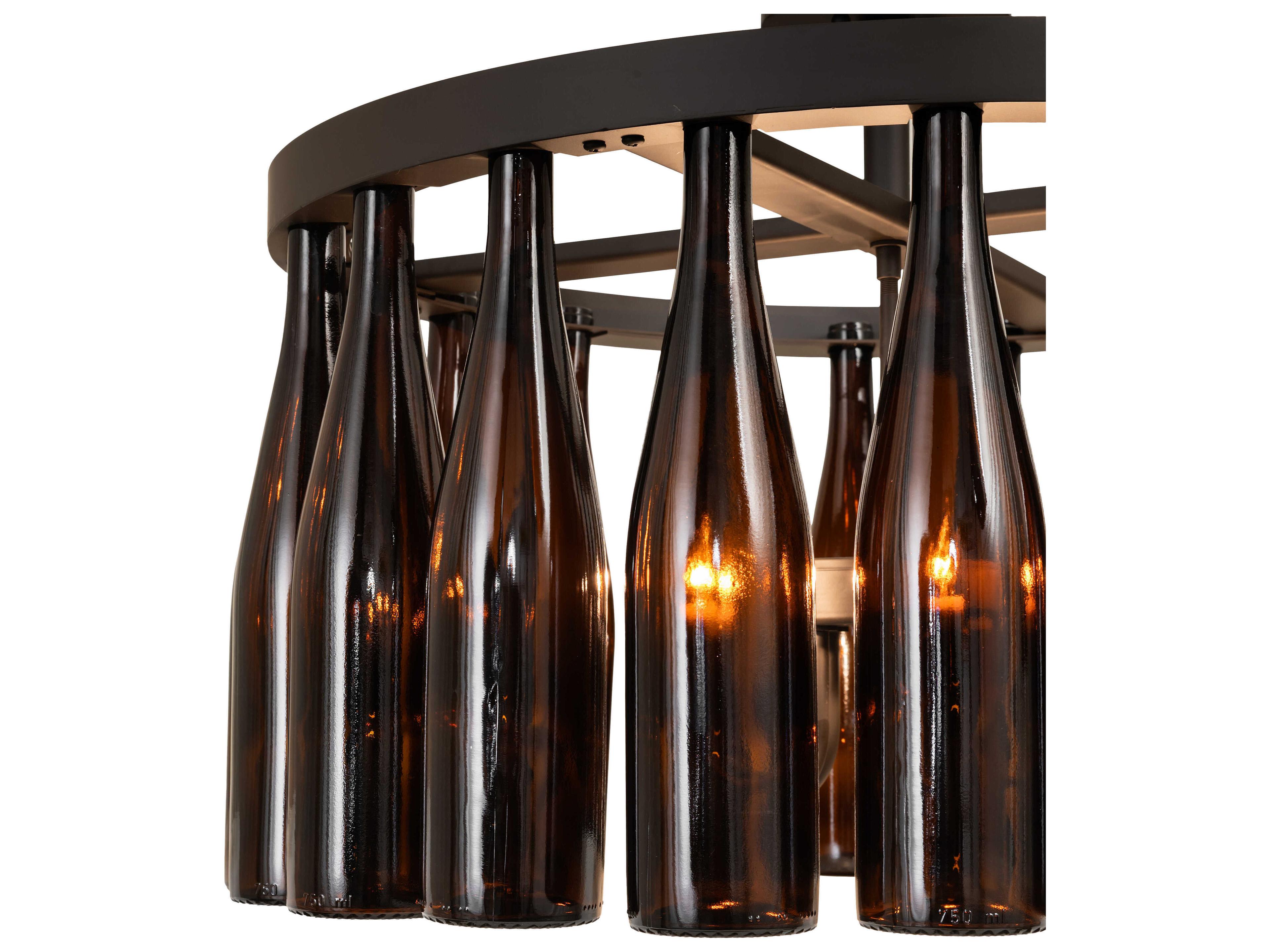 Meyda Tuscan Vineyard 5-Light Oil Rubbed Bronze Semi Flush Mount