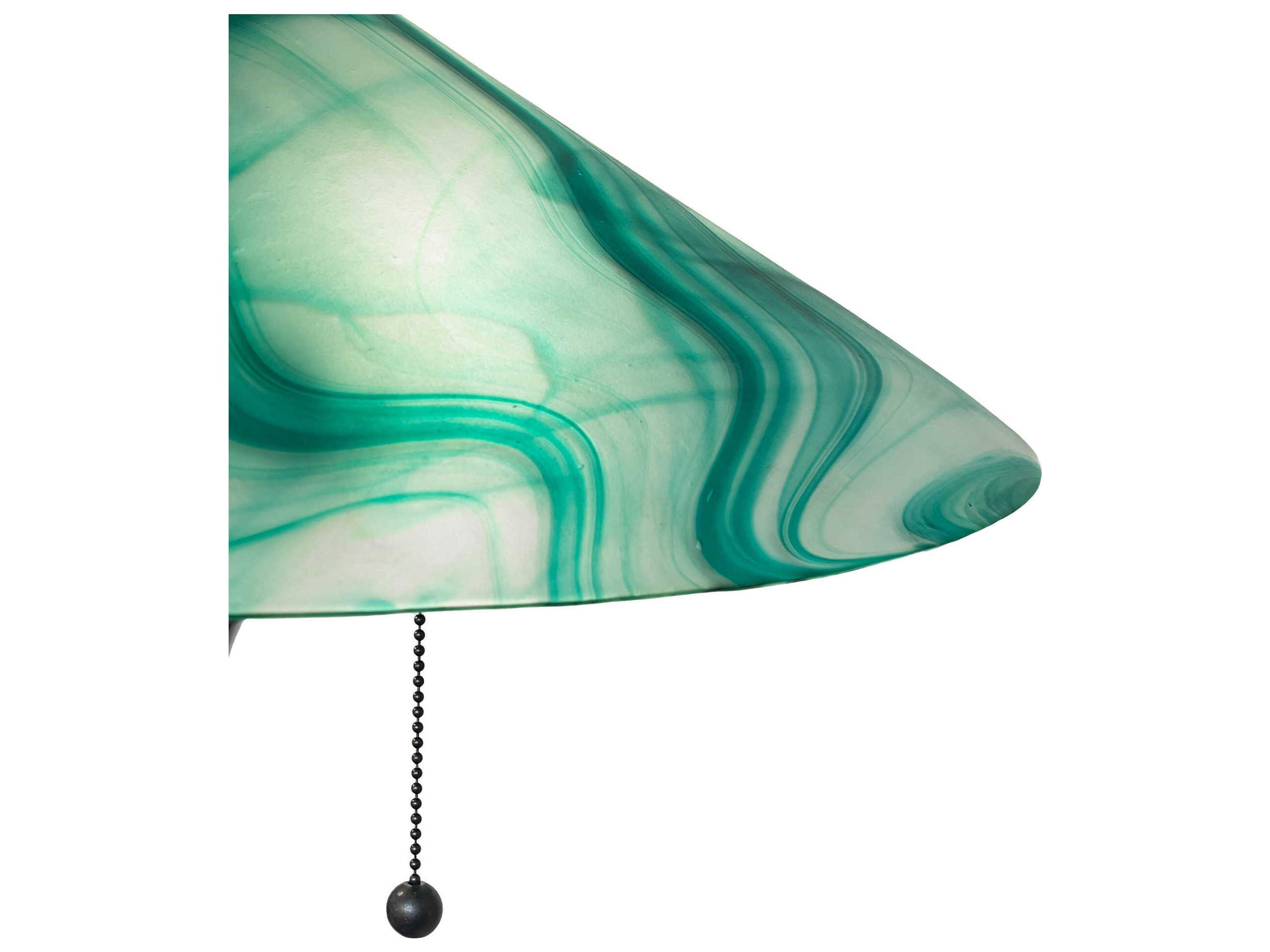 Meyda Metro Mente Swirl Mirror Black Powdercoat Table Lamp