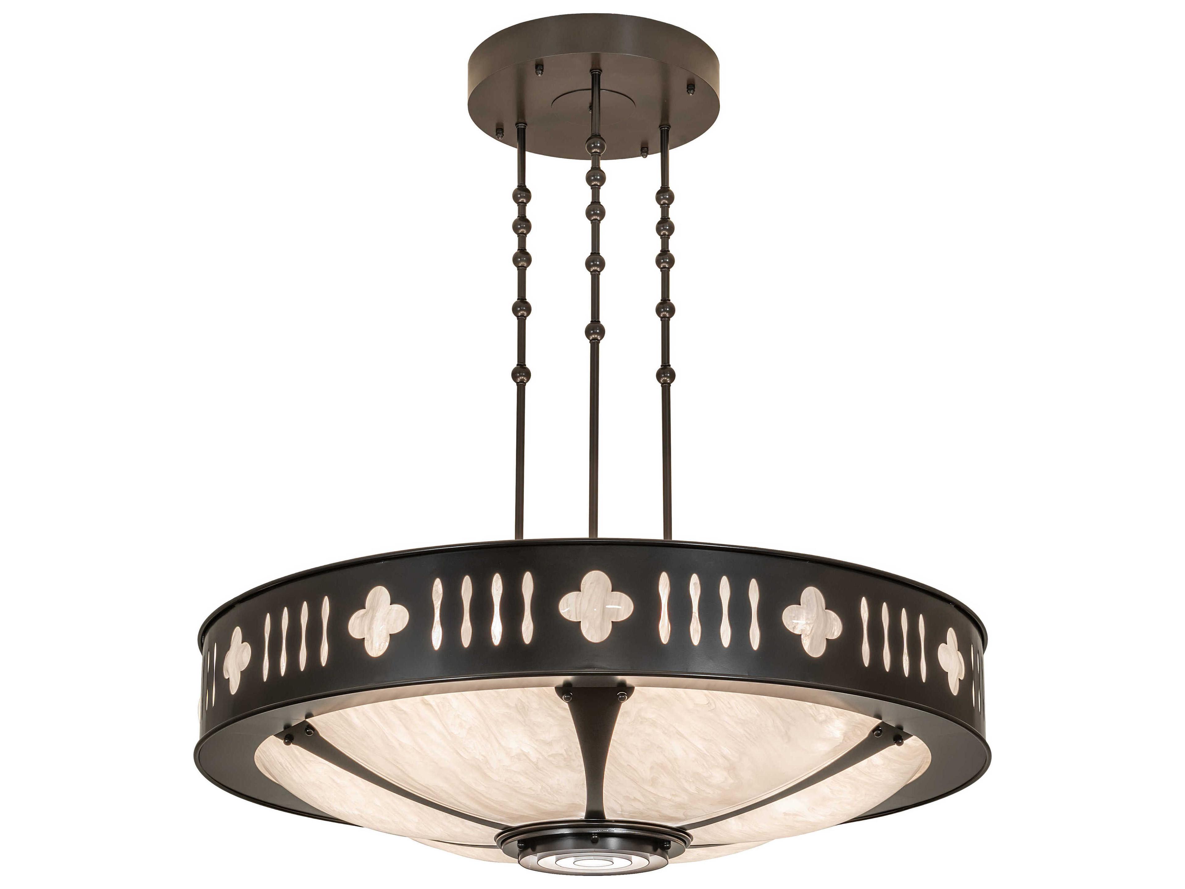Meyda Portaferry 9-Light Timeless Bronze Pendant