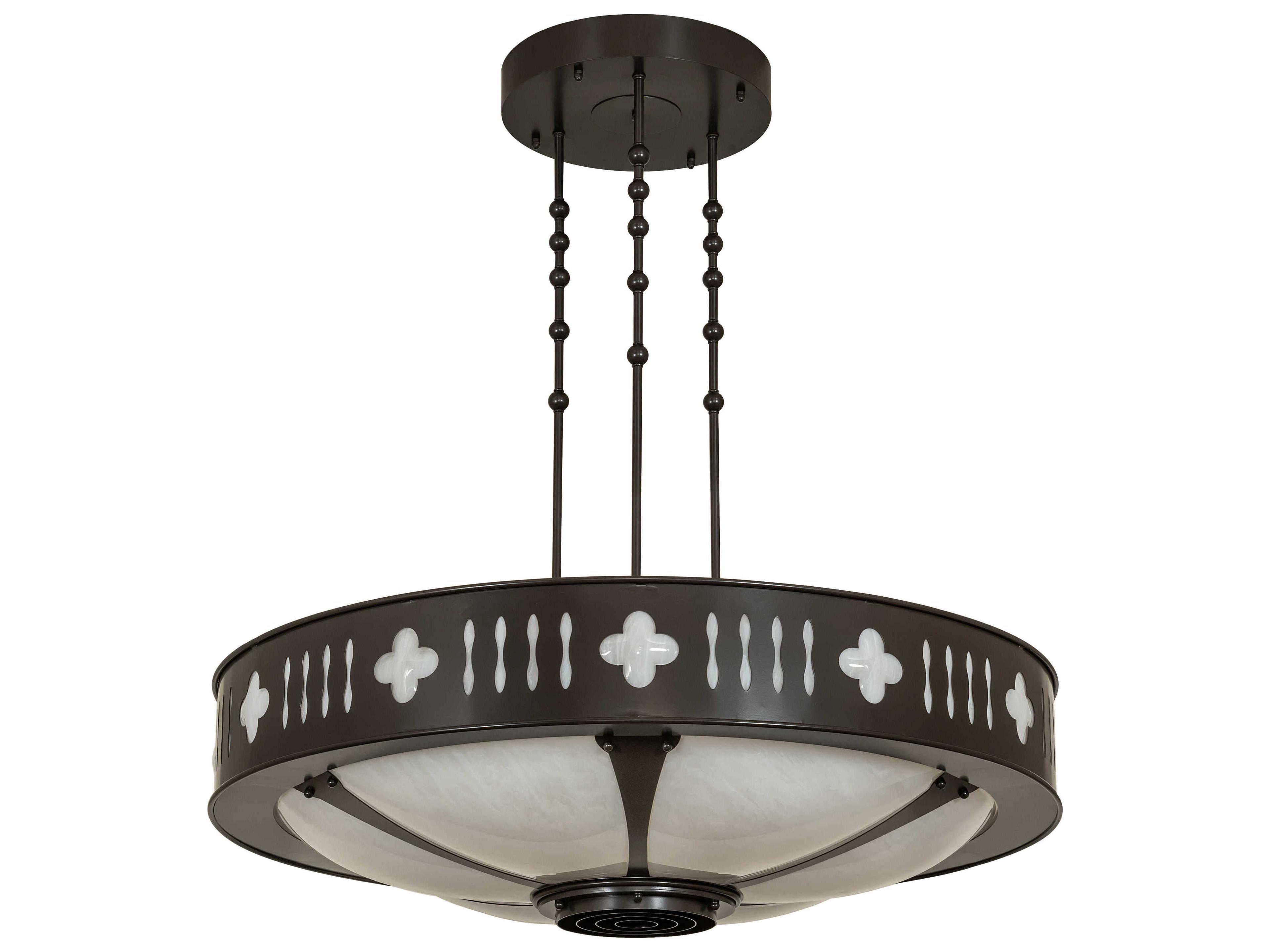 Meyda Portaferry 9-Light Timeless Bronze Pendant