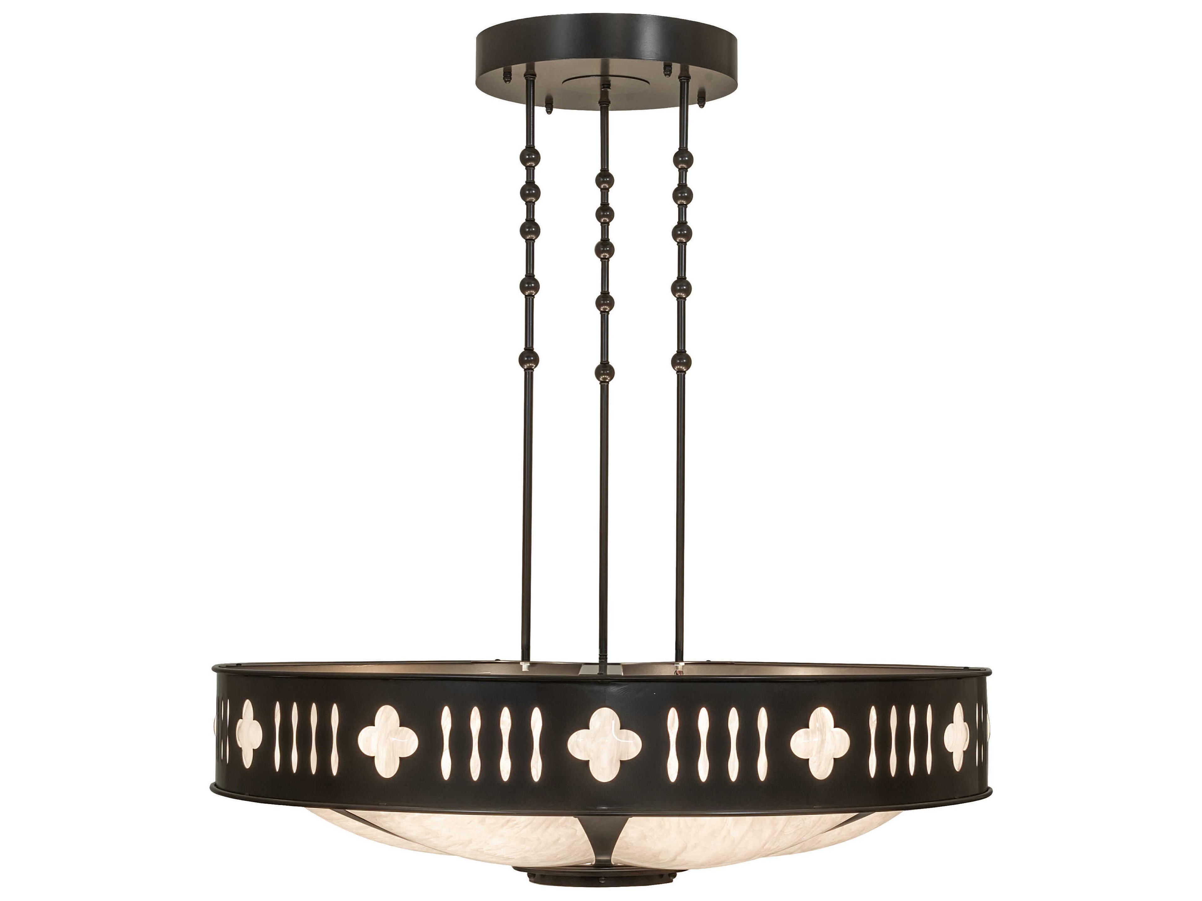 Meyda Portaferry 9-Light Timeless Bronze Pendant
