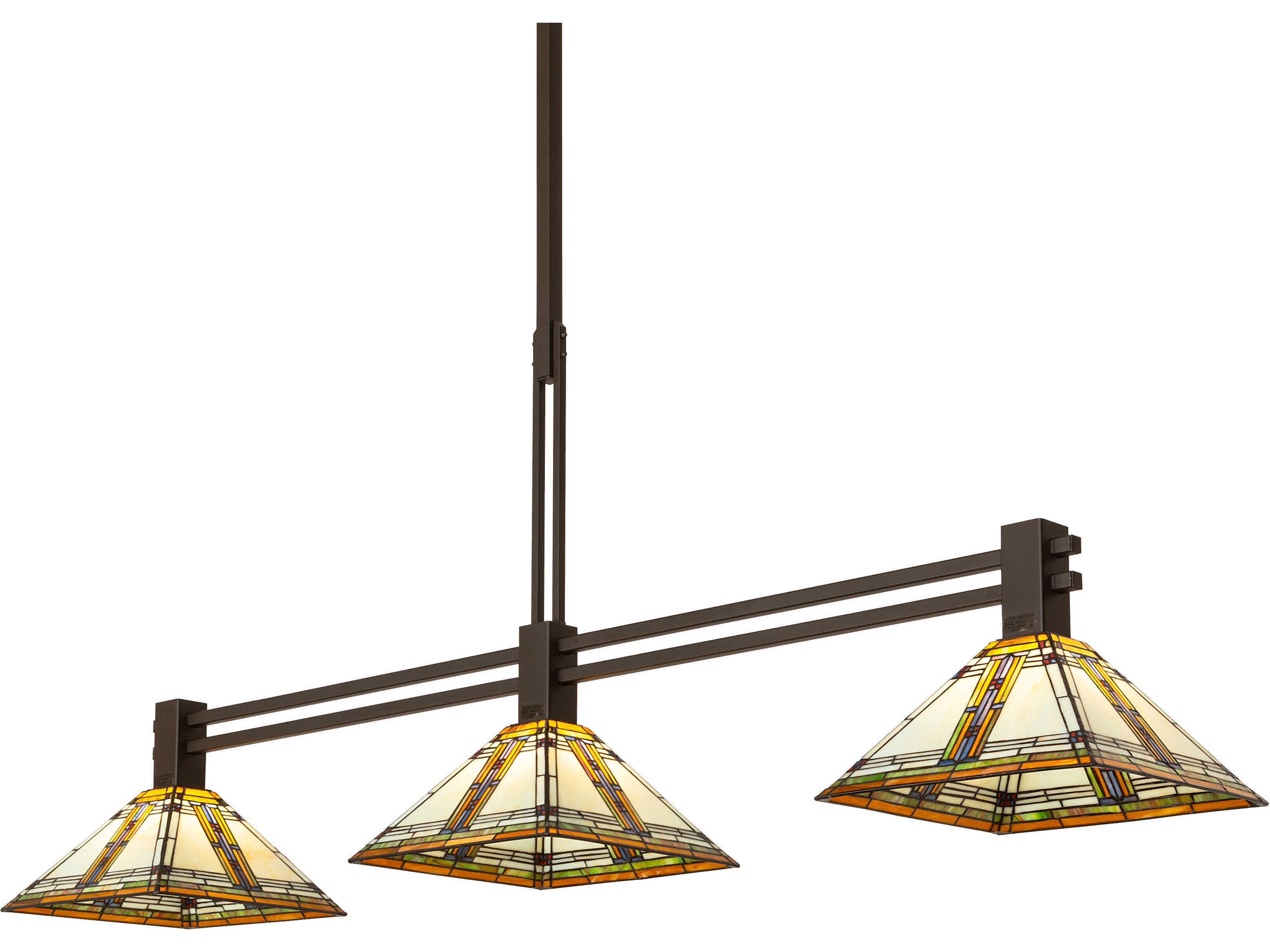 Nevada 3-Light Oil Rubbed Bronze Island Pendant