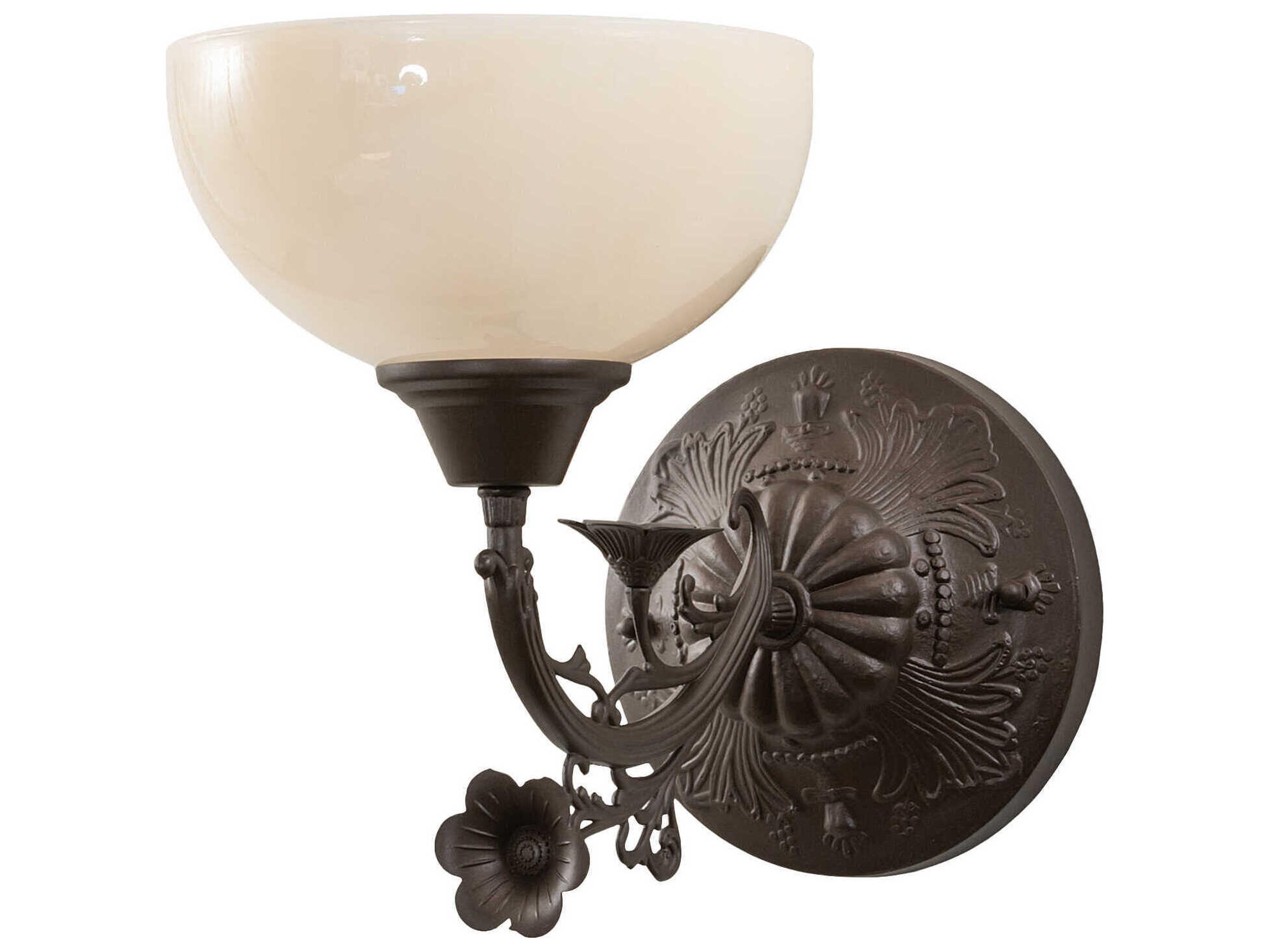 Meyda 1-Light Mahogany Bronze Wall Sconce