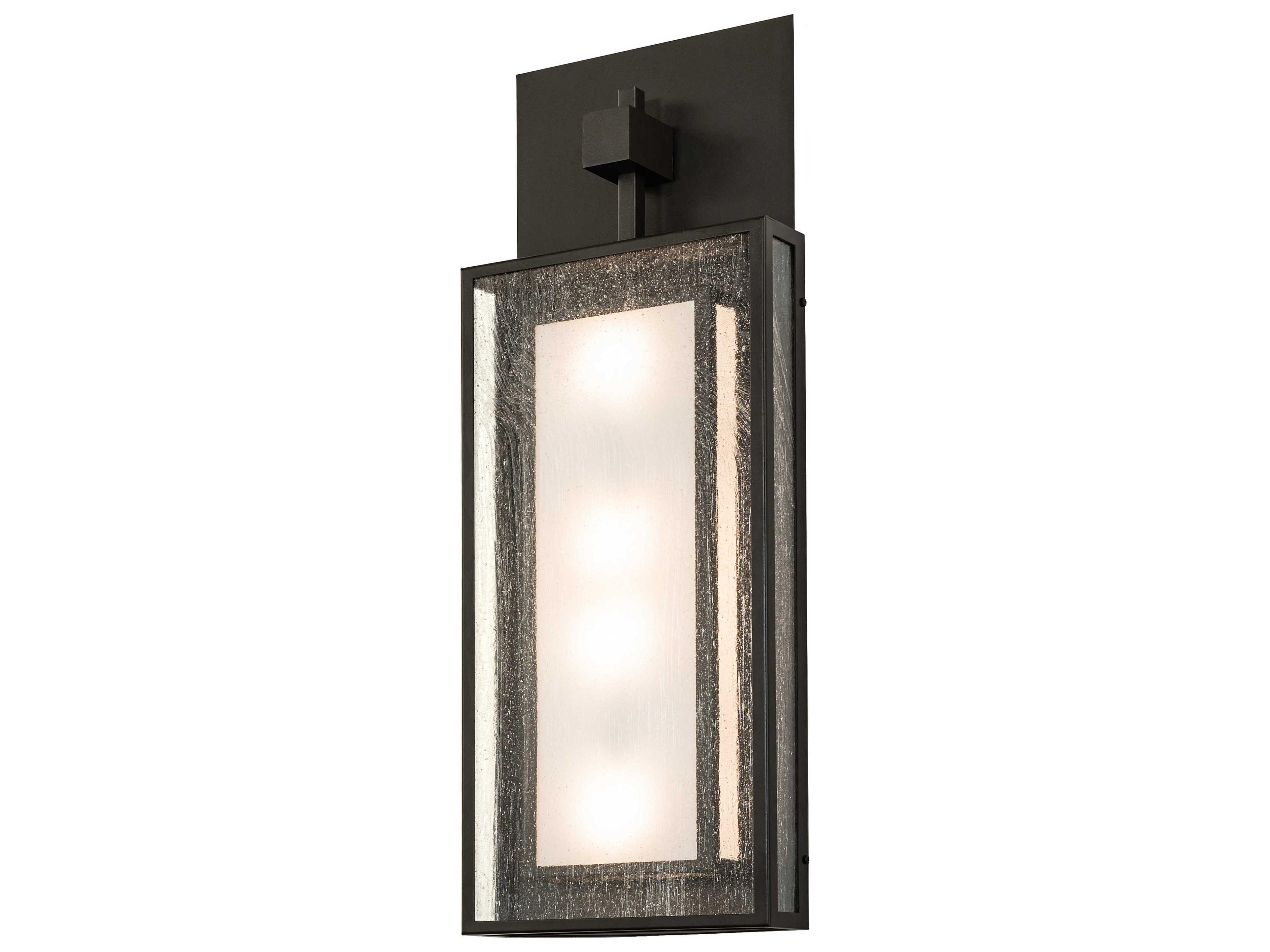 Quadrato 4-Light Statuary Bronze Metallic Wall Sconce