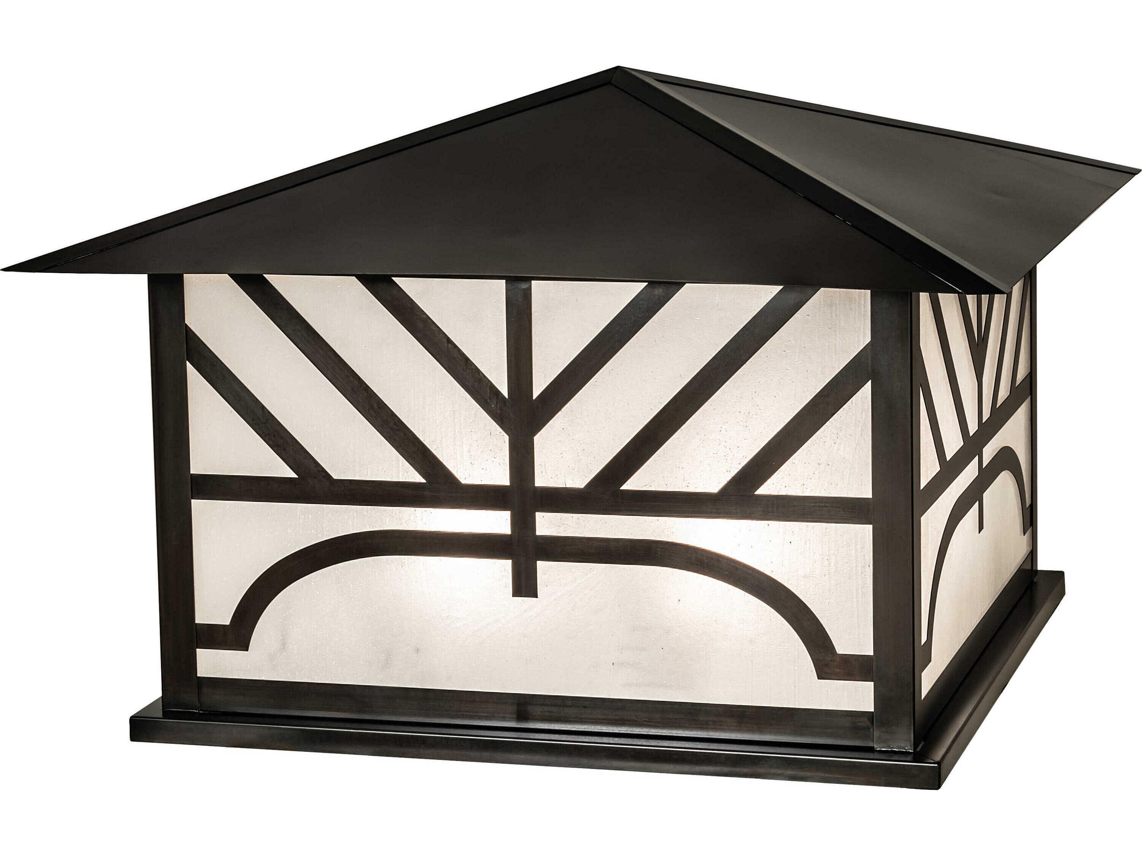 Seneca Chevron 4-Light Outdoor Post Light