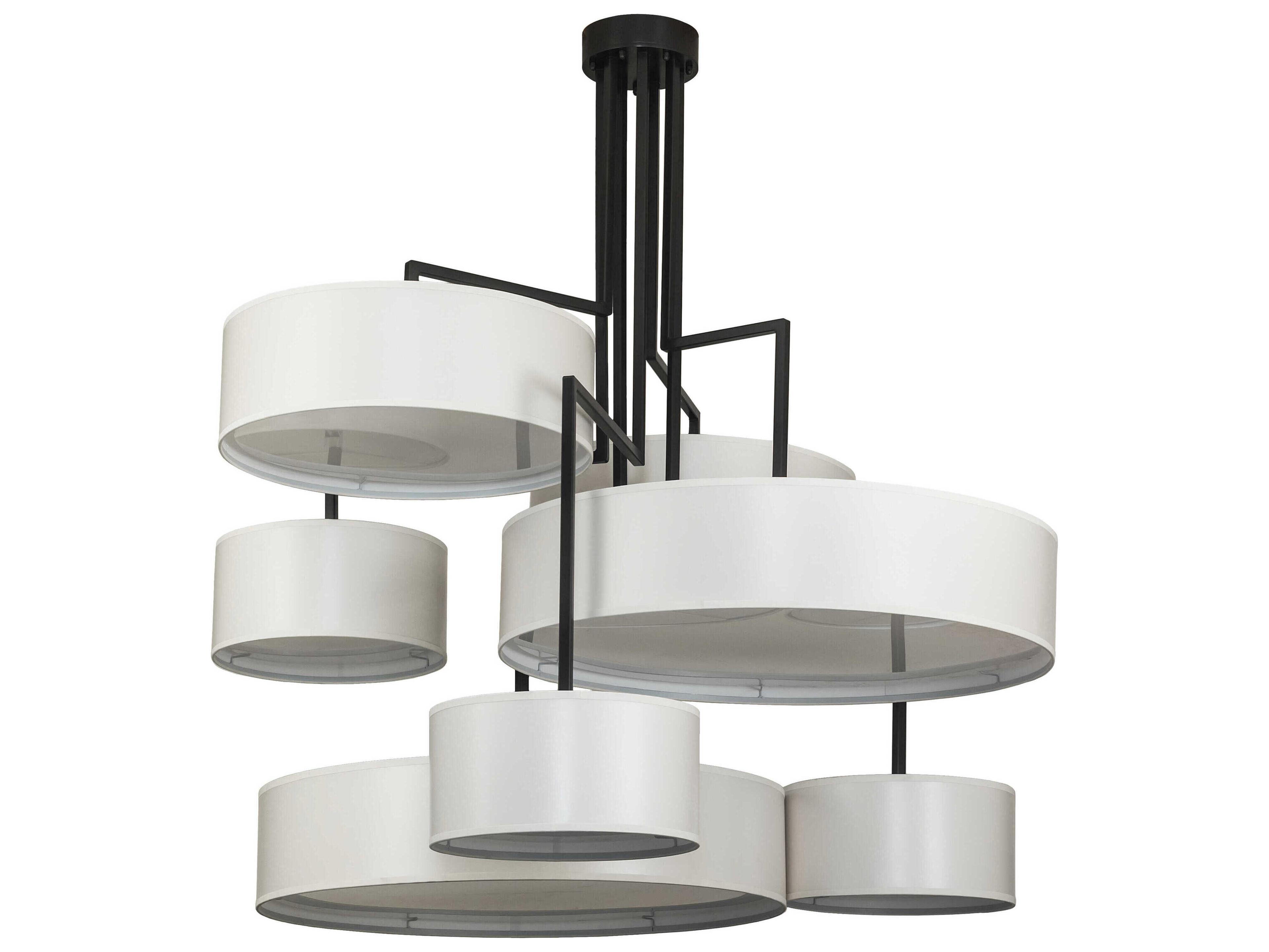 Meyda Cilindro 21-Light Timeless Bronze Round Pendant
