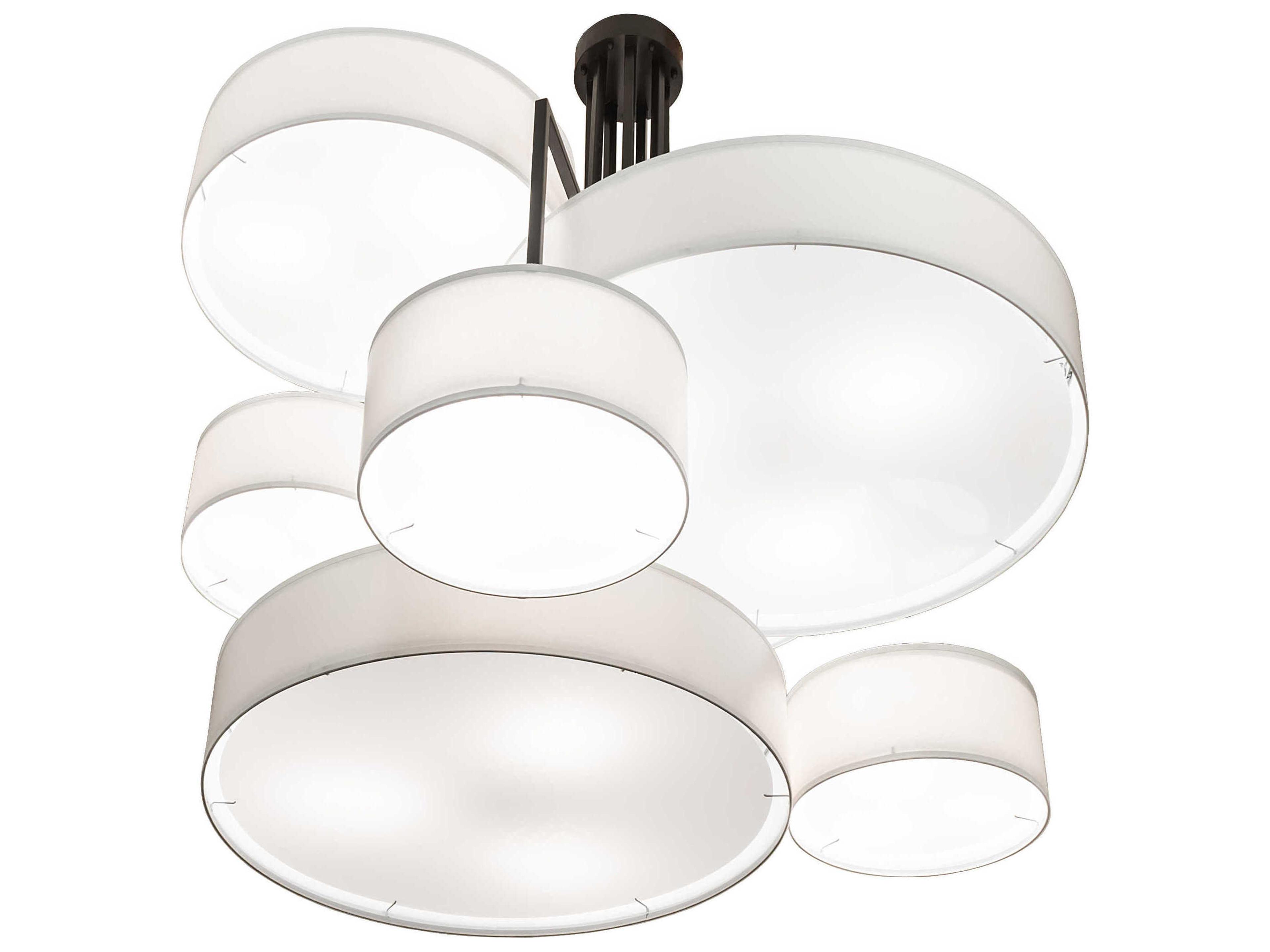 Meyda Cilindro 21-Light Timeless Bronze Round Pendant