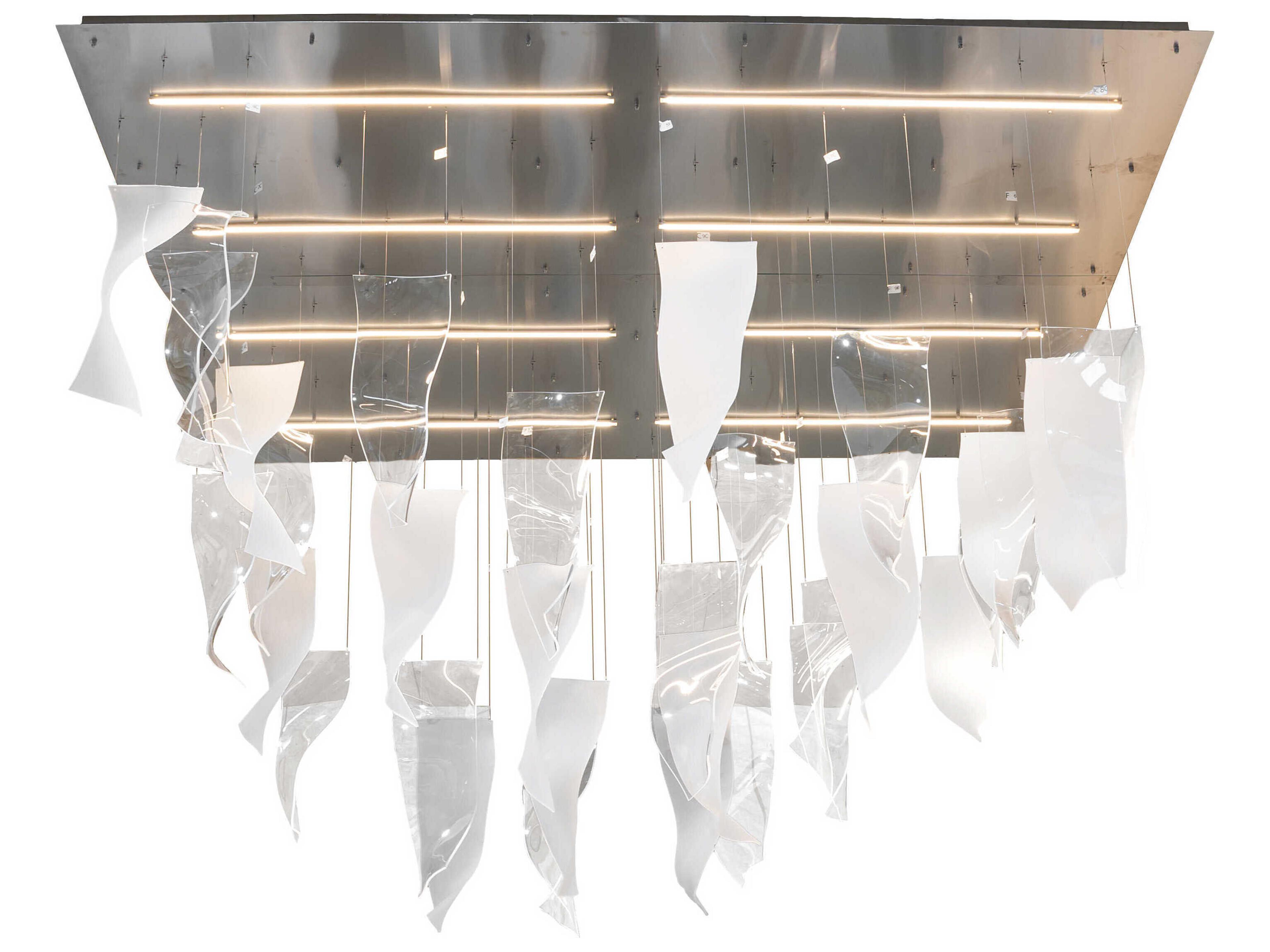 Meyda Allegro Brushed Stainless Steel Pendant