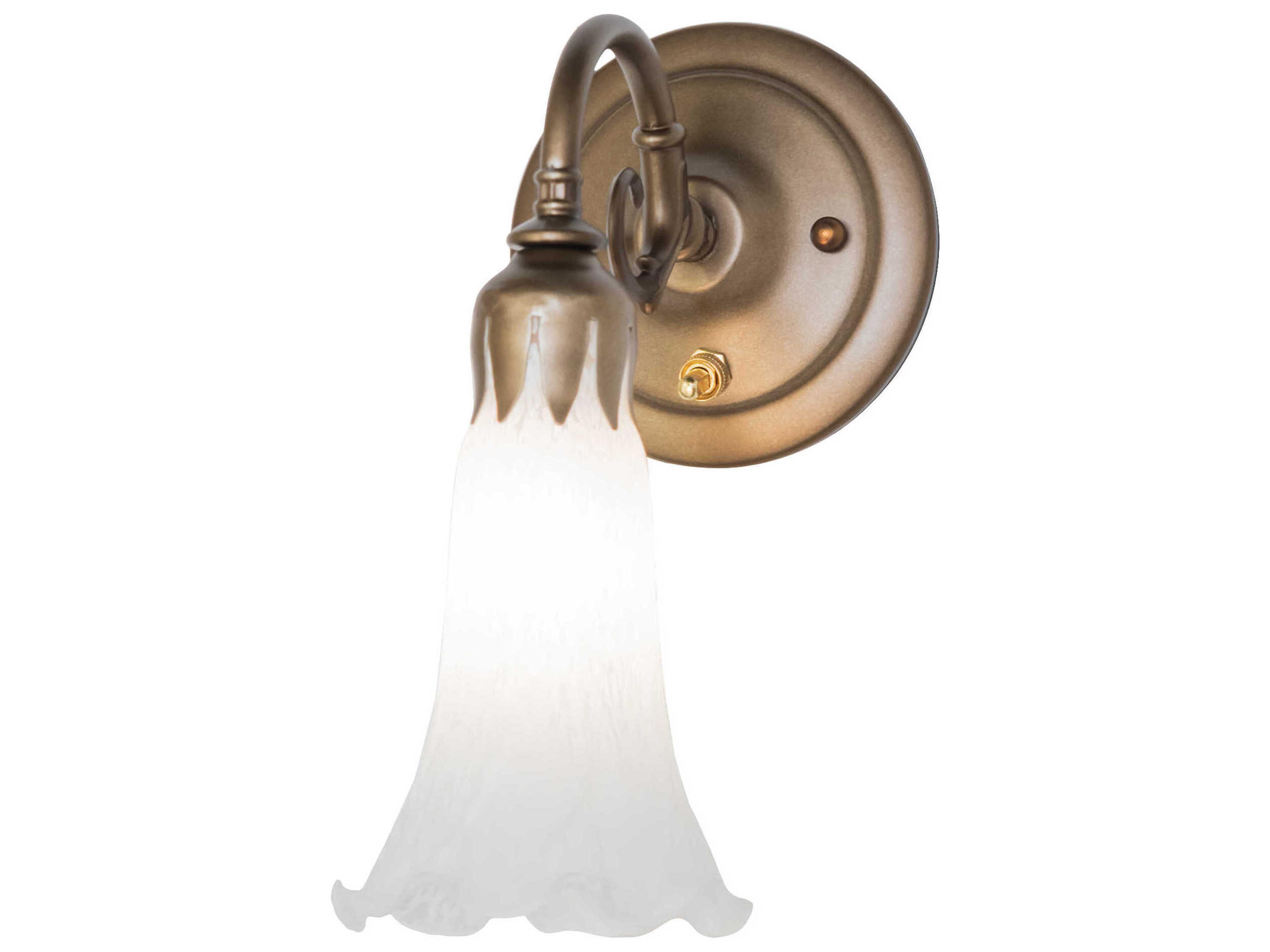 Tiffany Pond Lily 1-Light Antique Copper Wall Sconce