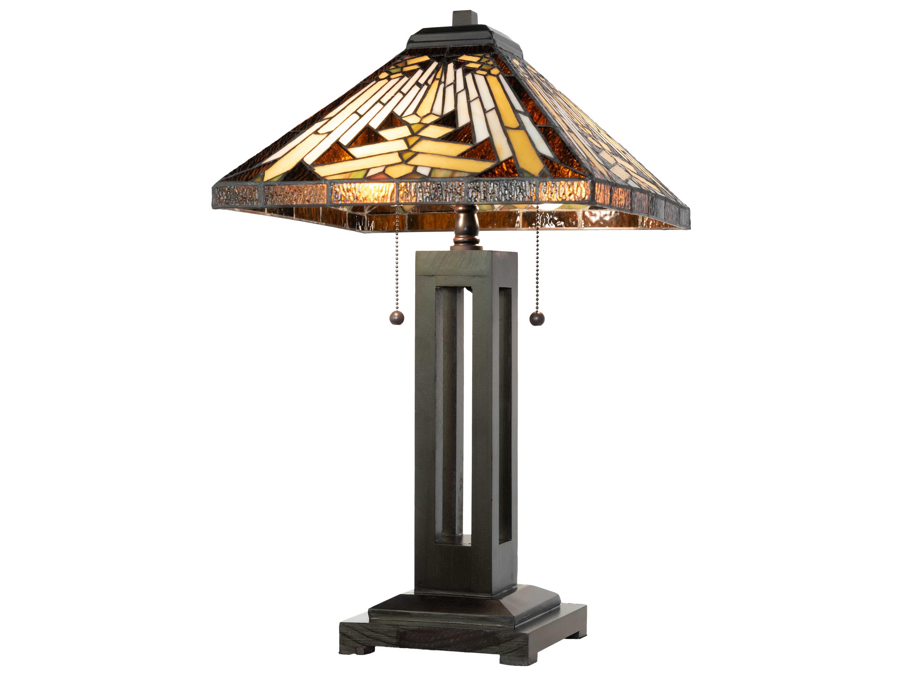 Nuevo Mission Brown Table Lamp