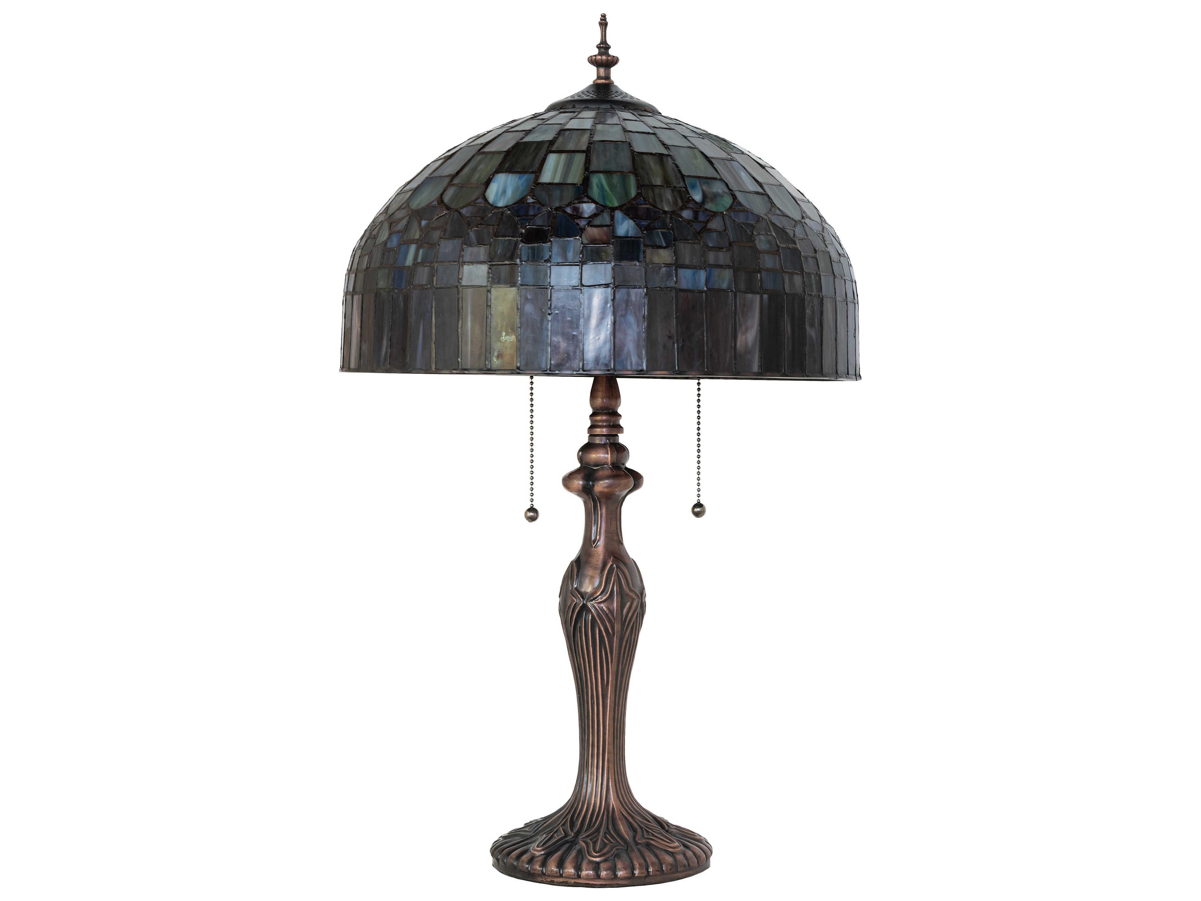 Meyda Tiffany Candice Mahogany Bronze Buffet Lamp