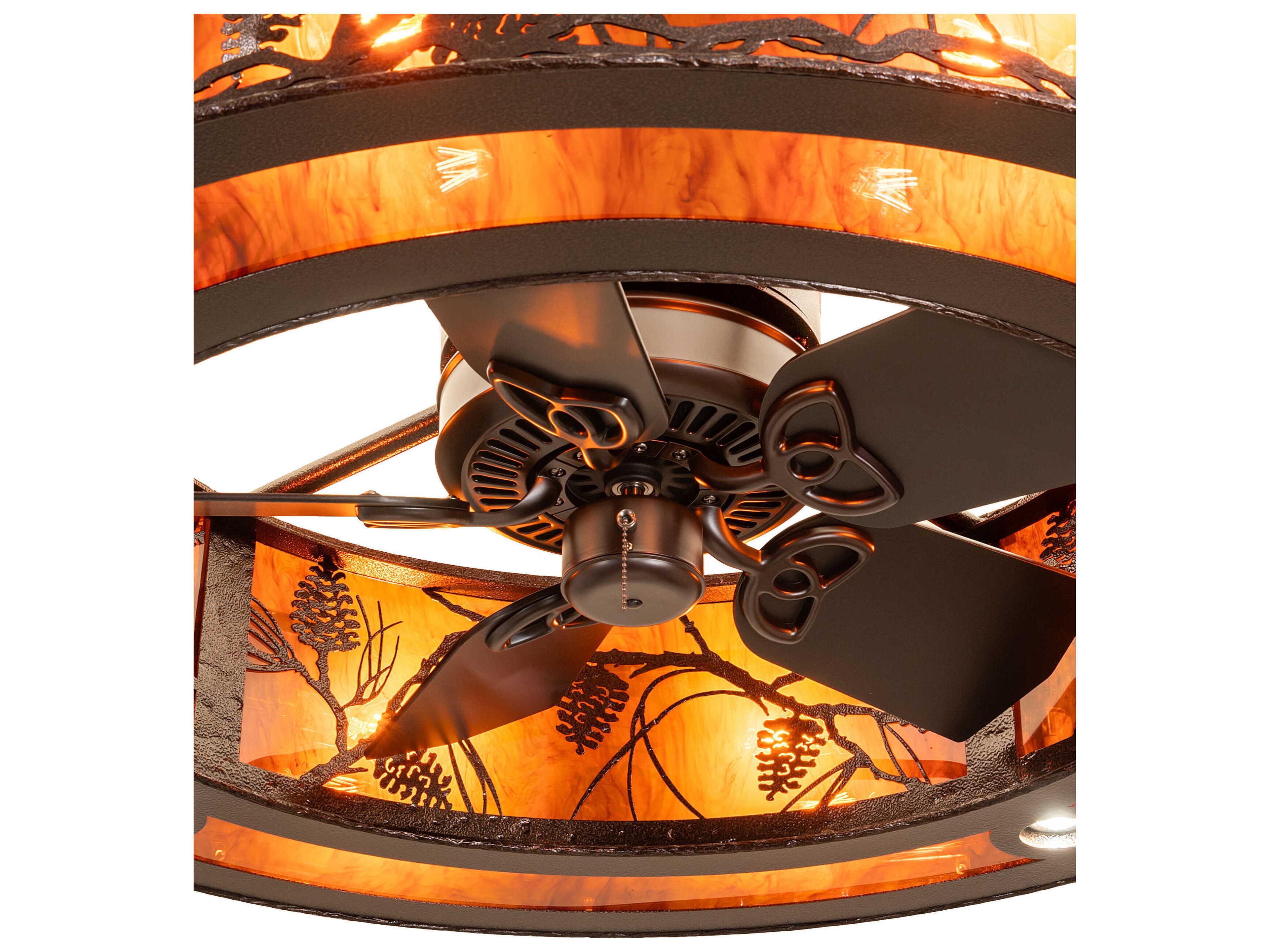 Meyda Whispering Pines 48" Ceiling Fan
