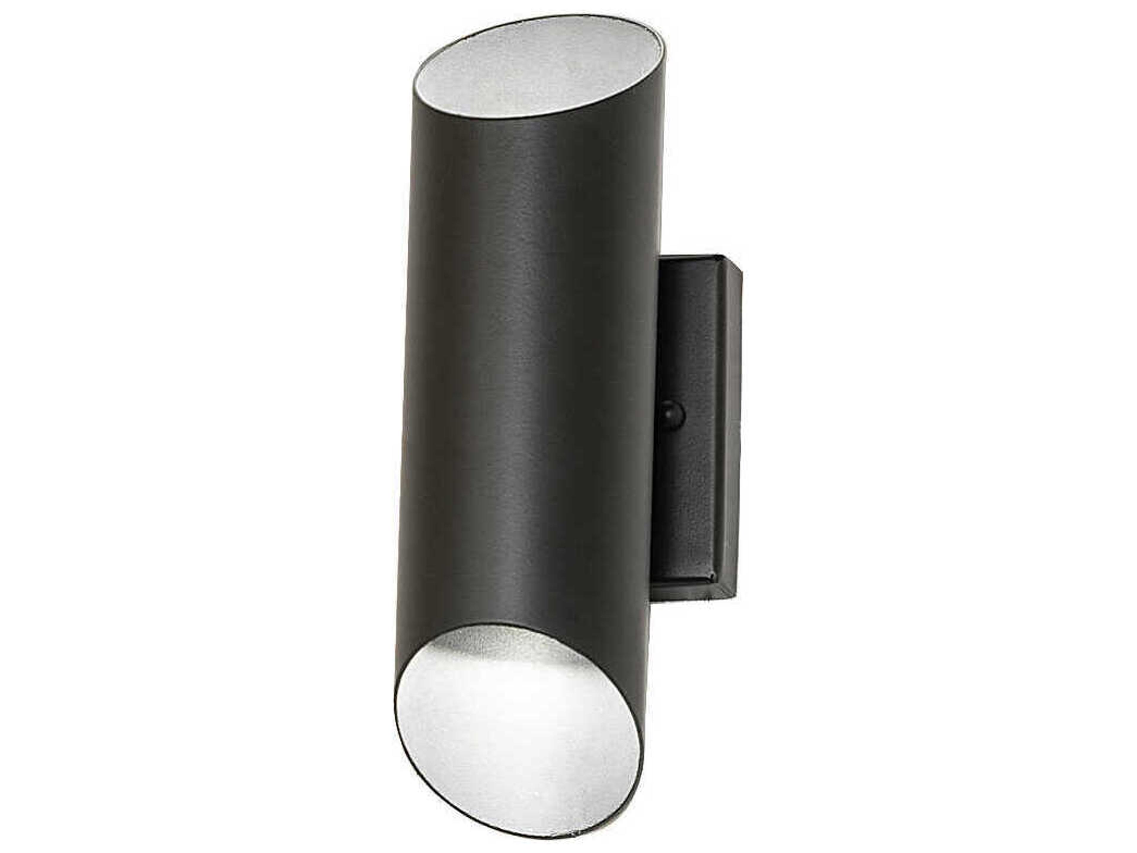Nomad 2-Light Solar Black Wall Sconce
