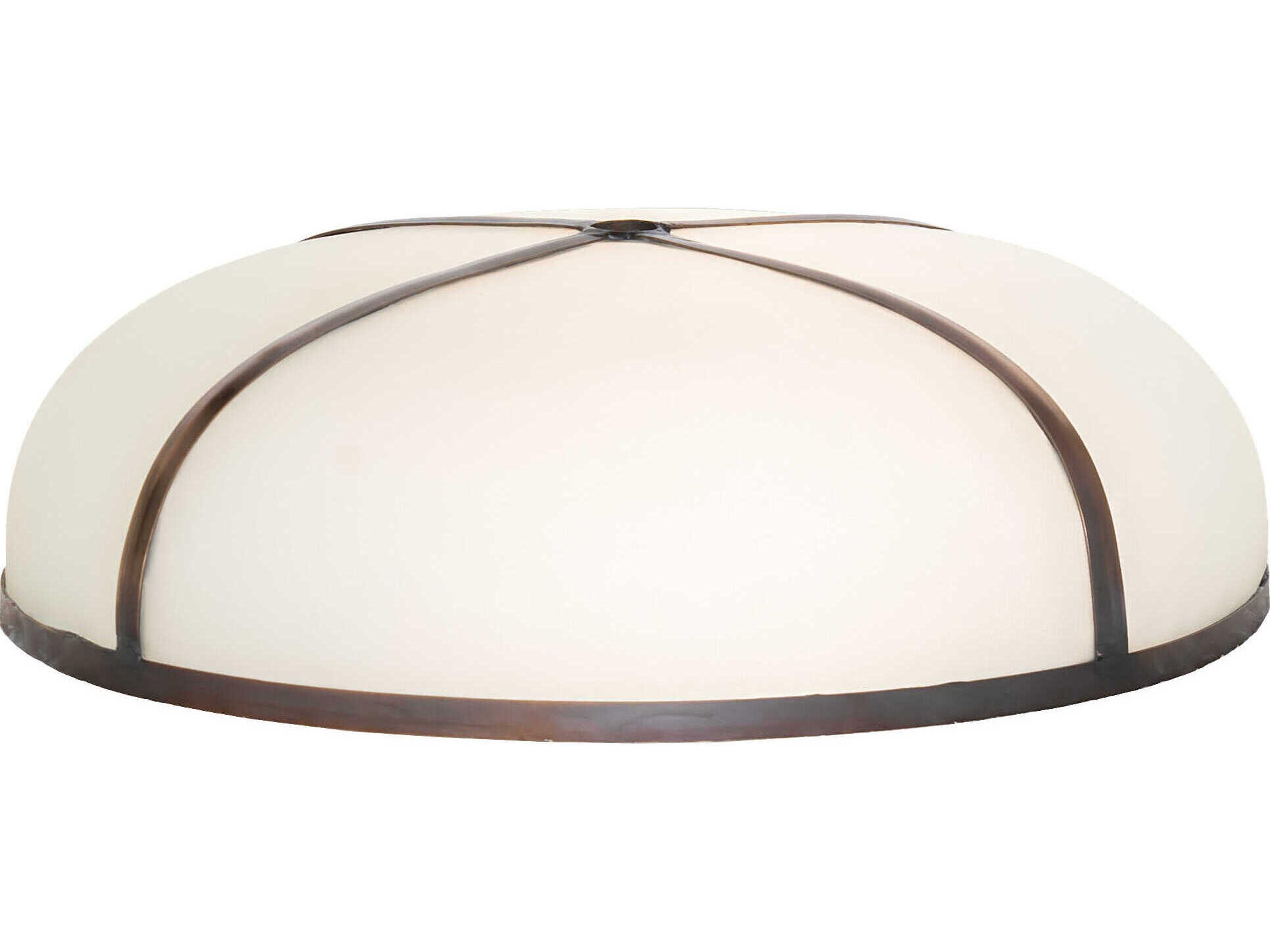 Arts and Crafts Clear Frosted Glass Shade