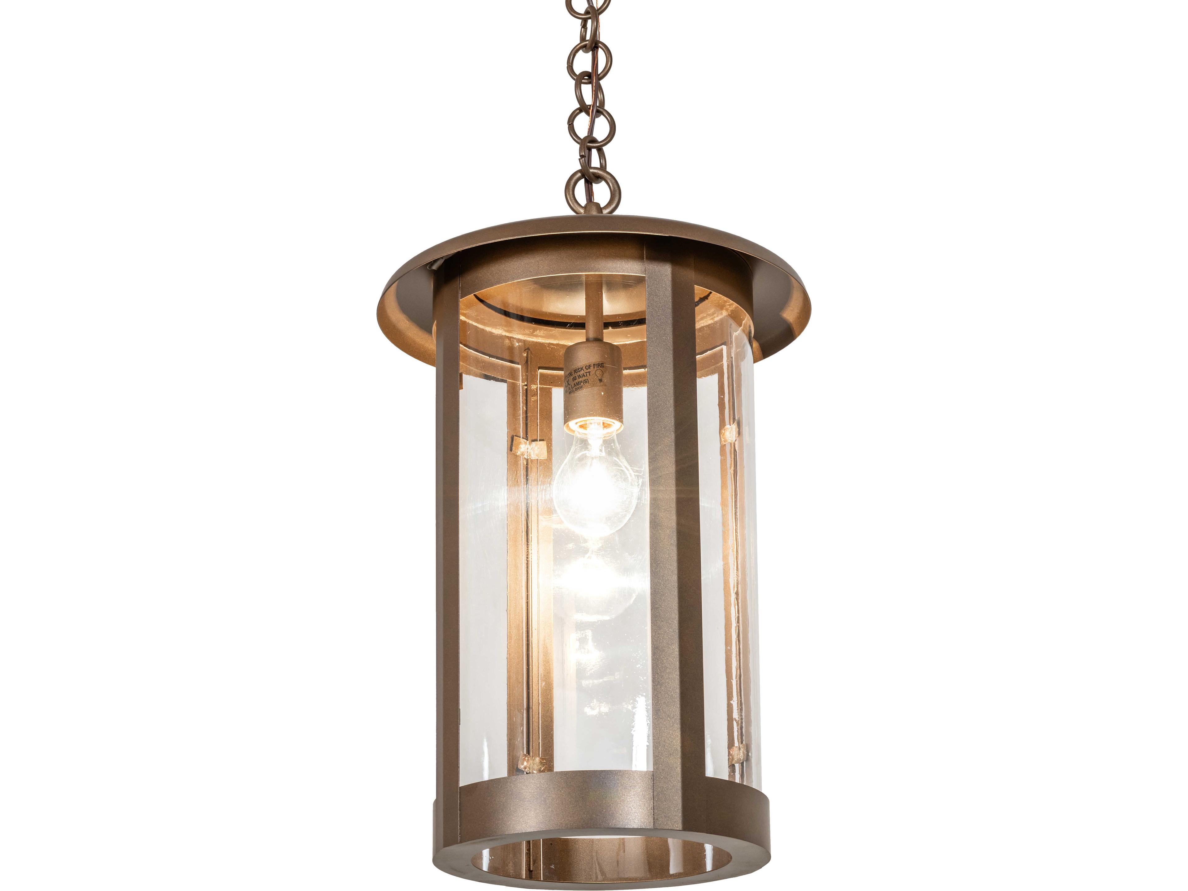 Fulton 1-Light Crystal Idalight Bronze Mini Pendant