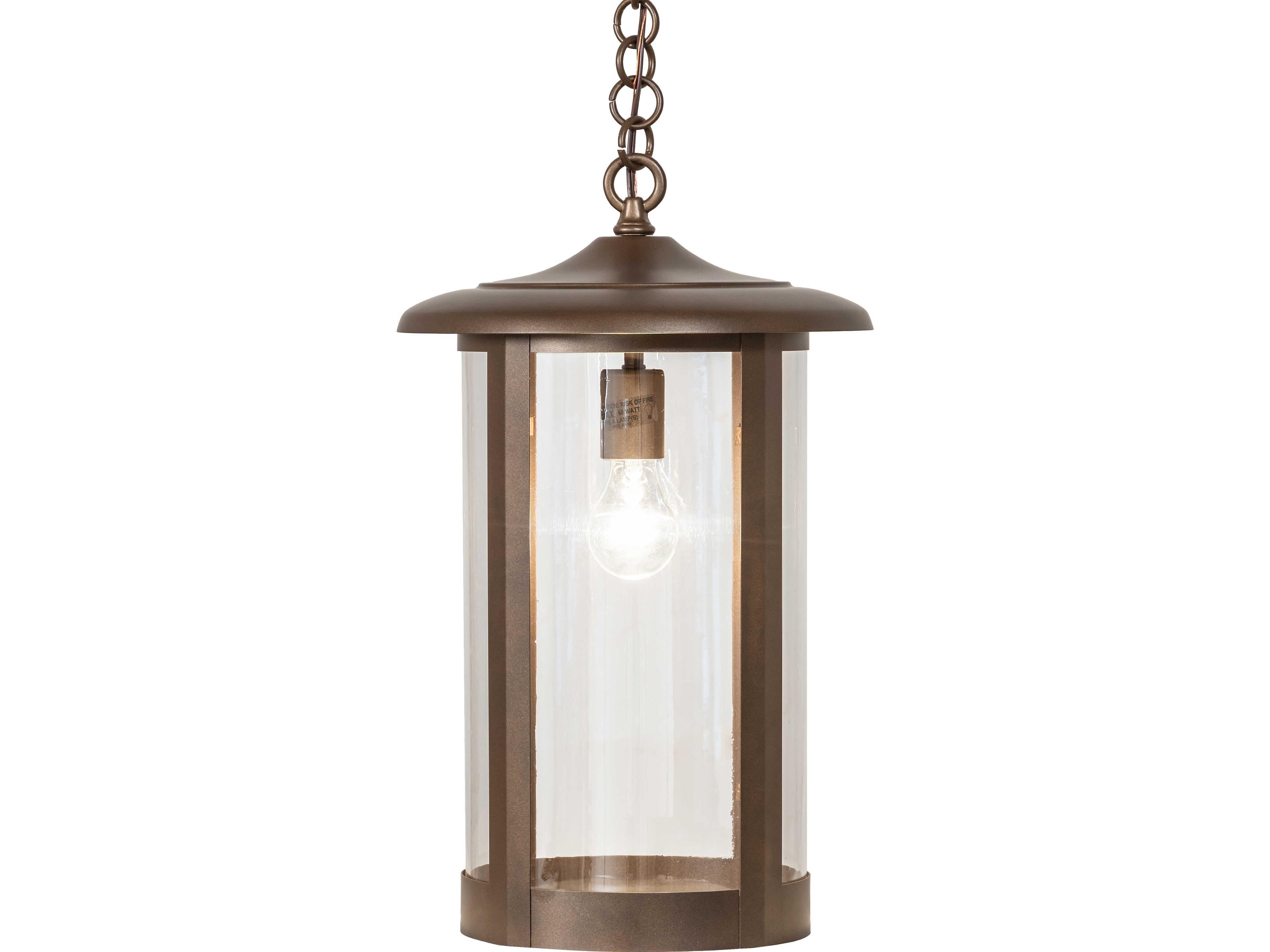 Meyda Fulton 1-Light Crystal Idalight Bronze Mini Pendant
