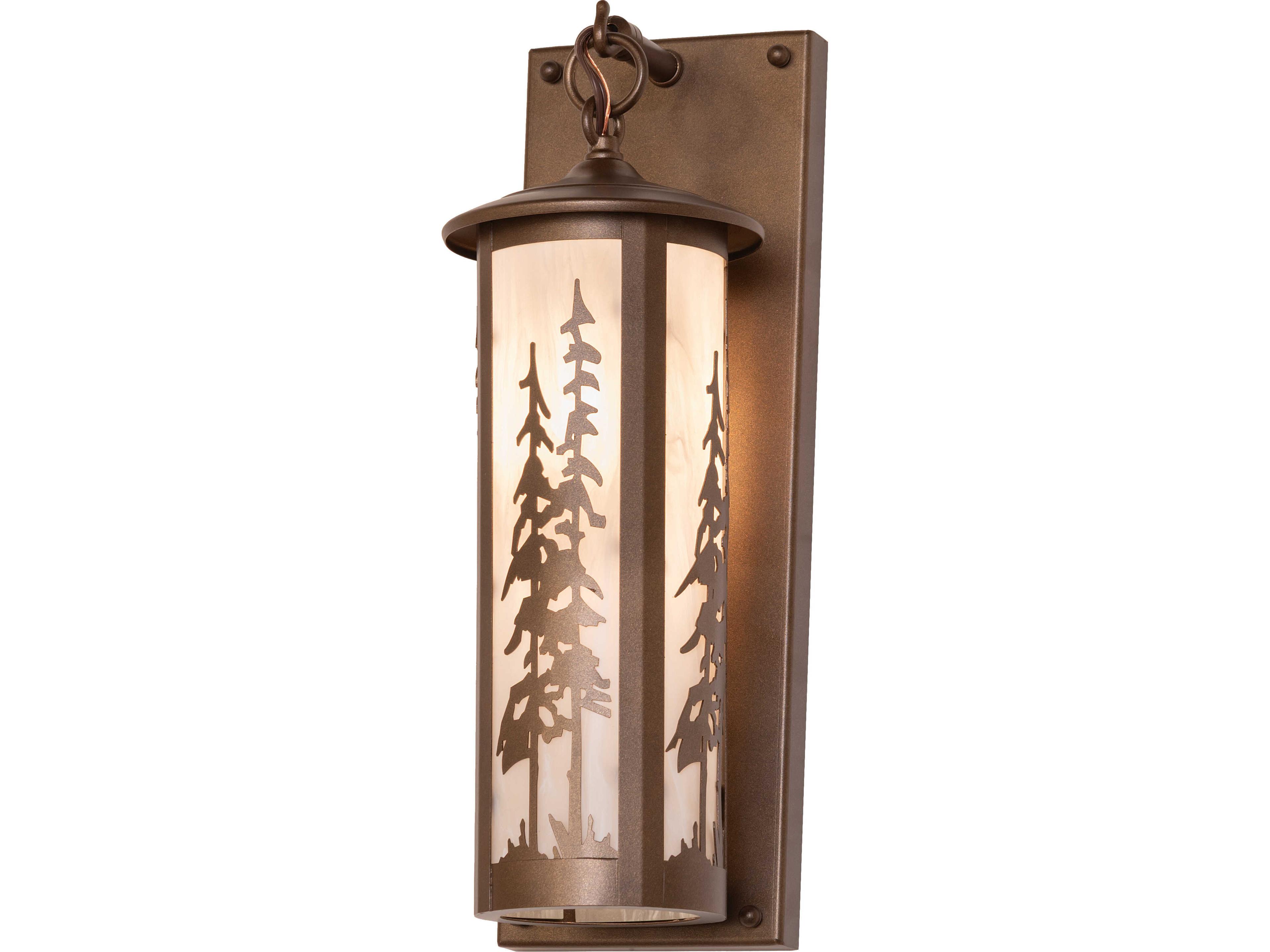 Fulton 1-Light Whitestone Idalight Bronze Traditional Wall Sconce