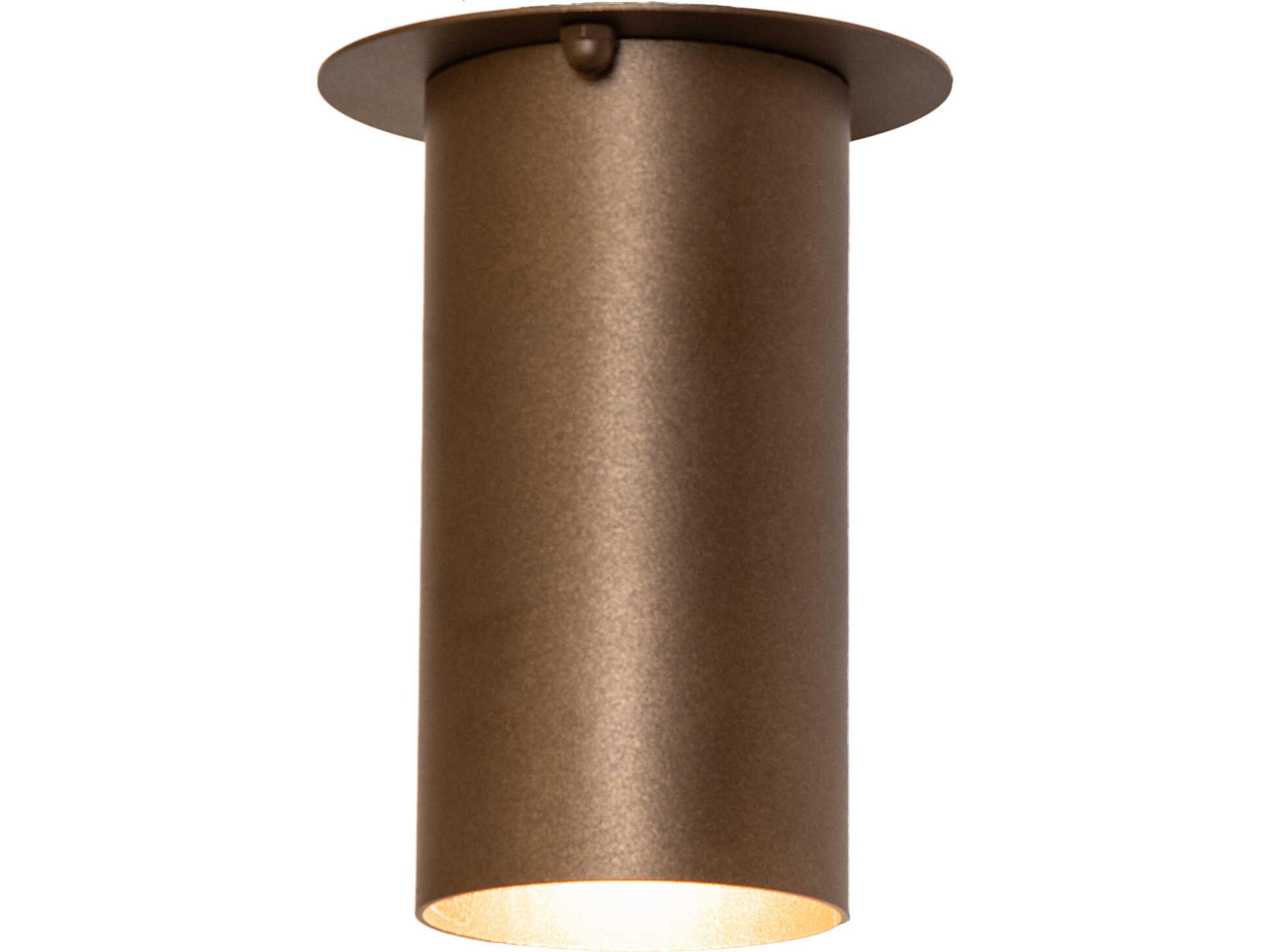 Cilindro 1-Light Tyler Bronze Flush Mount