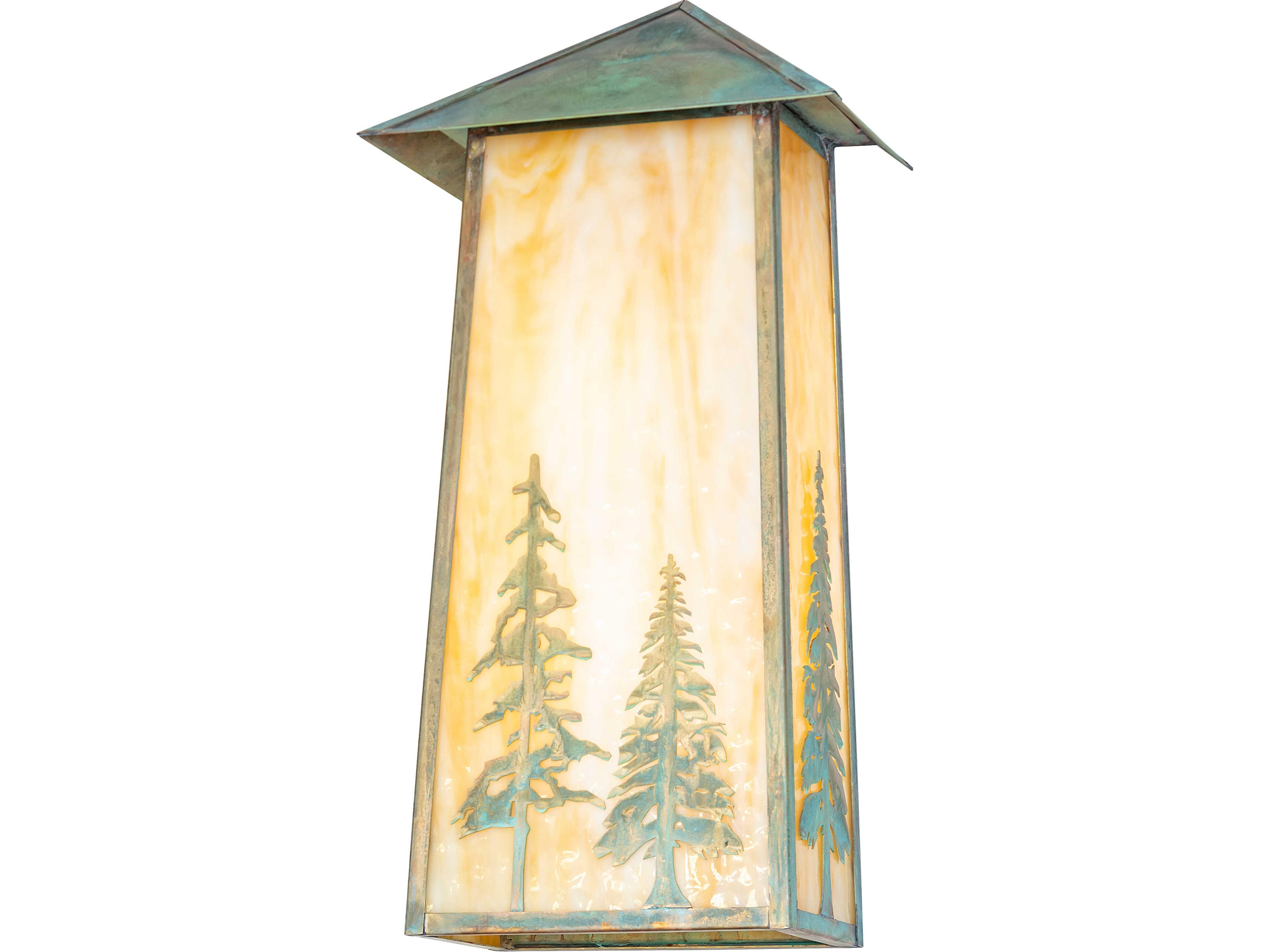 Stillwater 2-Light Beige Flemish Art Glass Green Traditional Wall Sconce