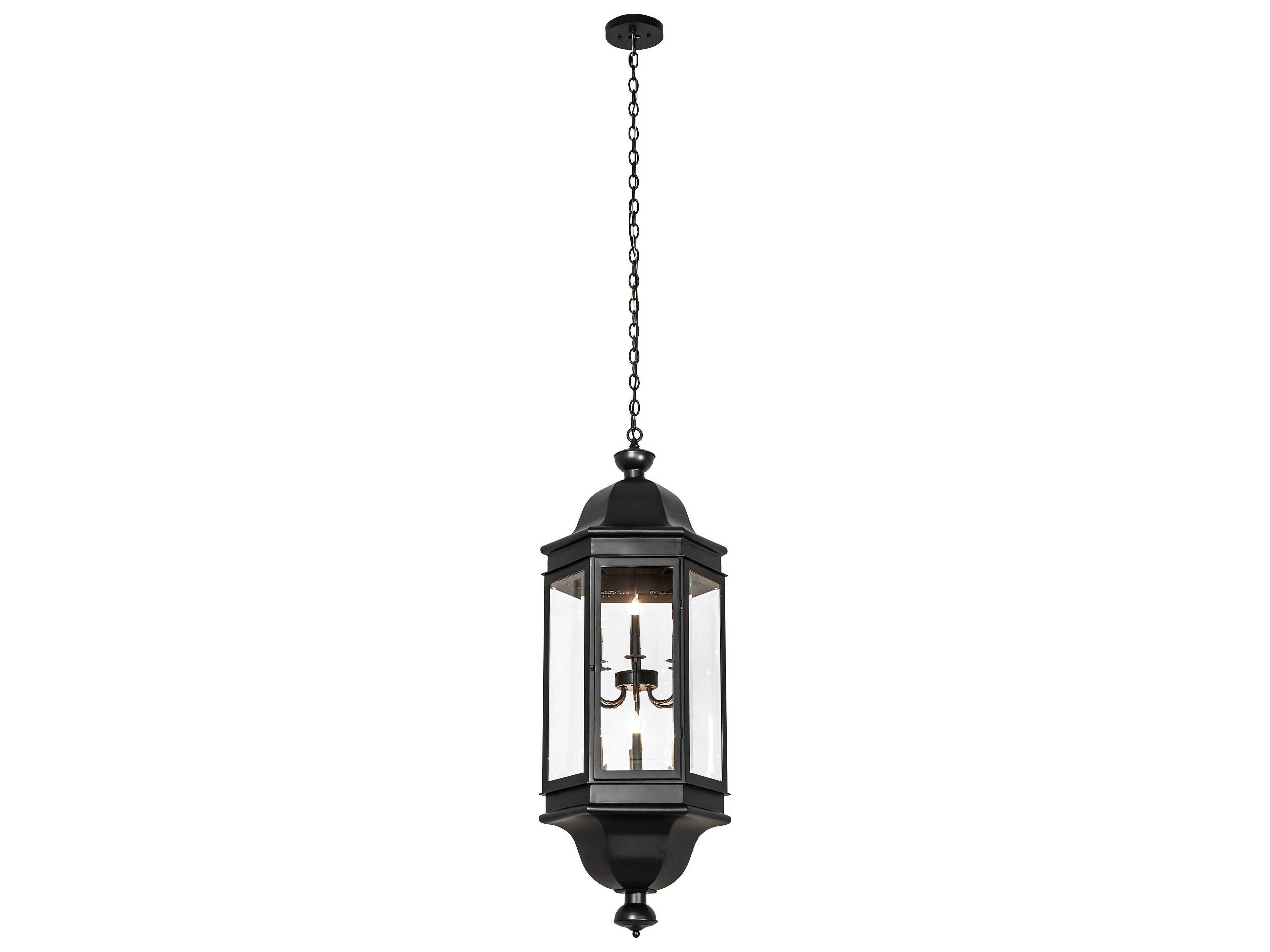 Gascony 12-Light Solar Black Pendant