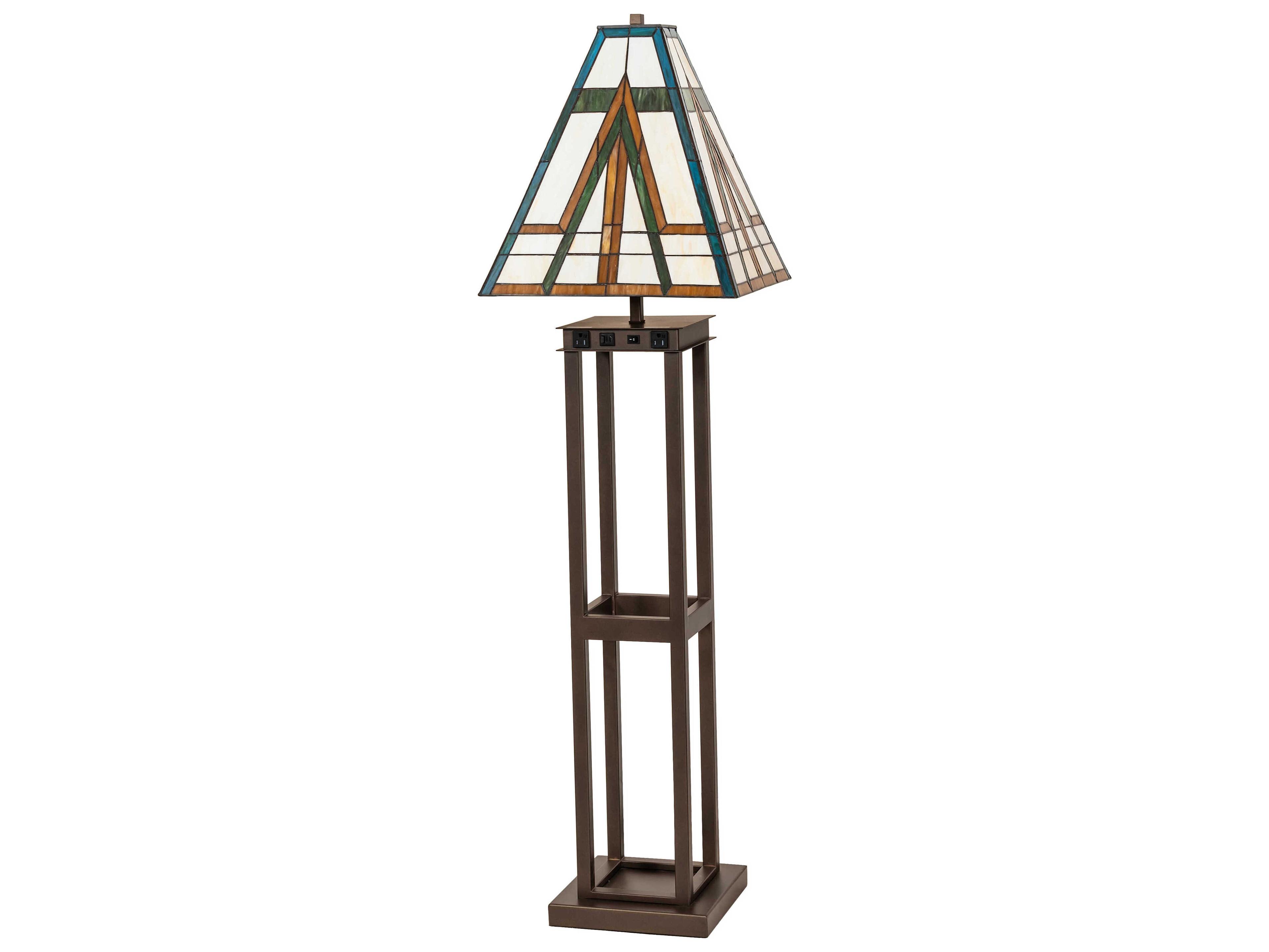 Meyda Moab 2-Light Tyler Bronze Floor Lamp