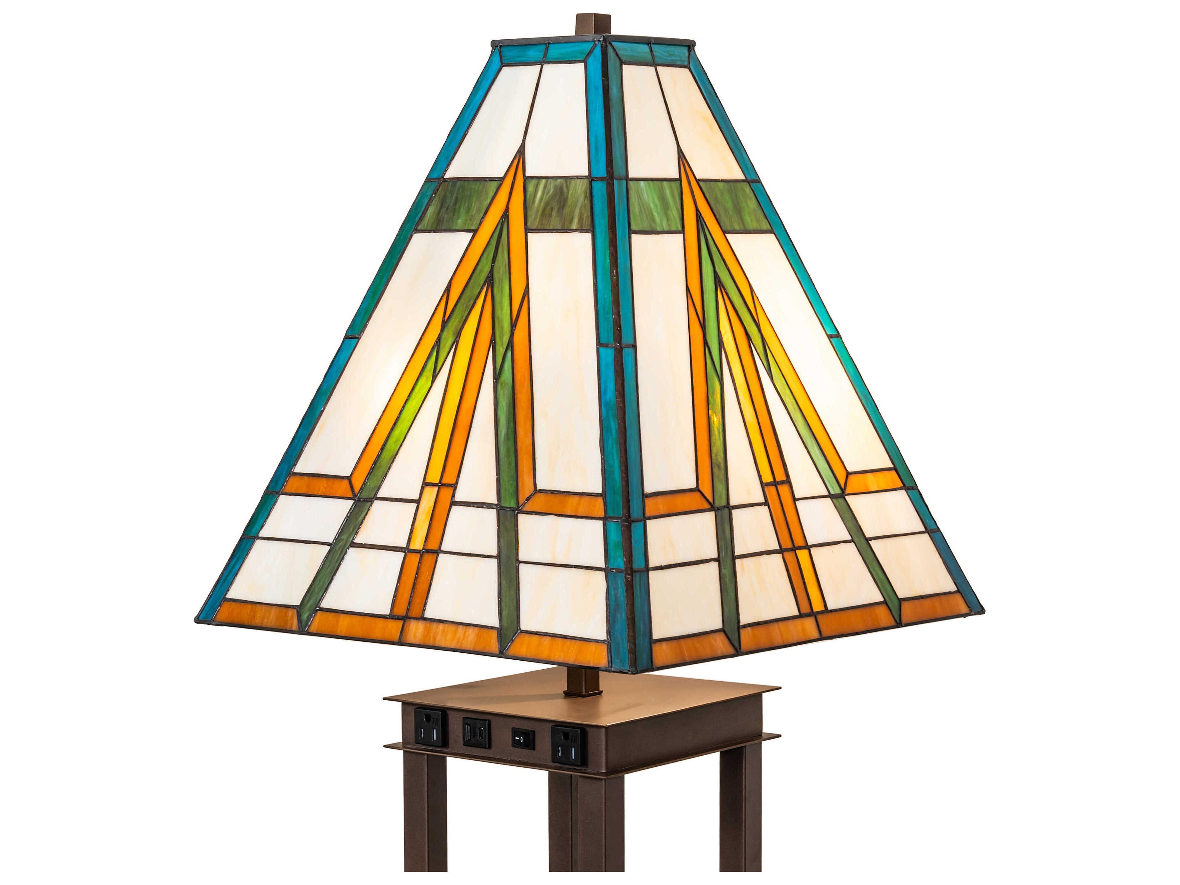 Meyda Moab 2-Light Tyler Bronze Floor Lamp