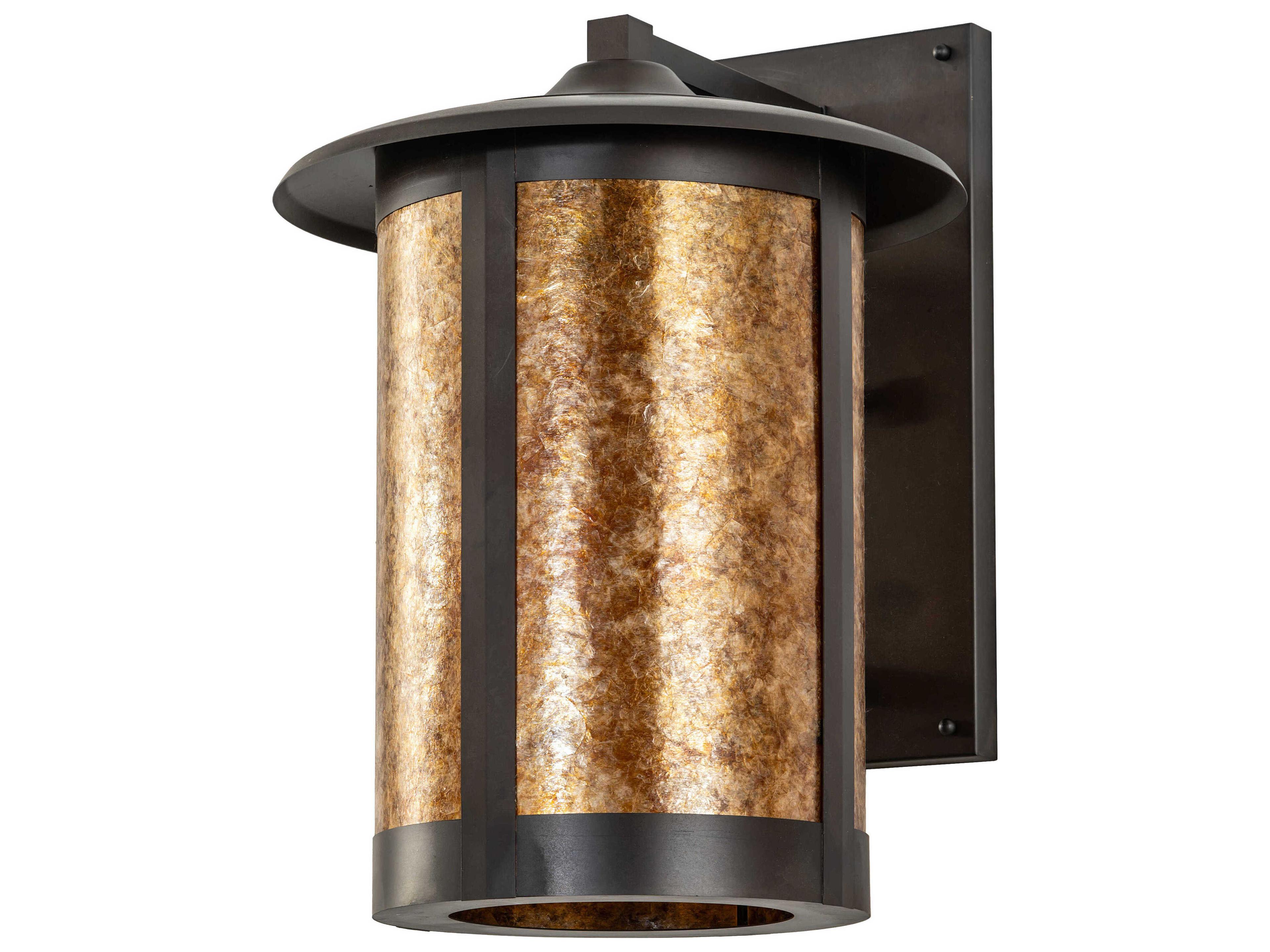 Meyda Fulton 1-Light Craftsman Brown Wall Sconce