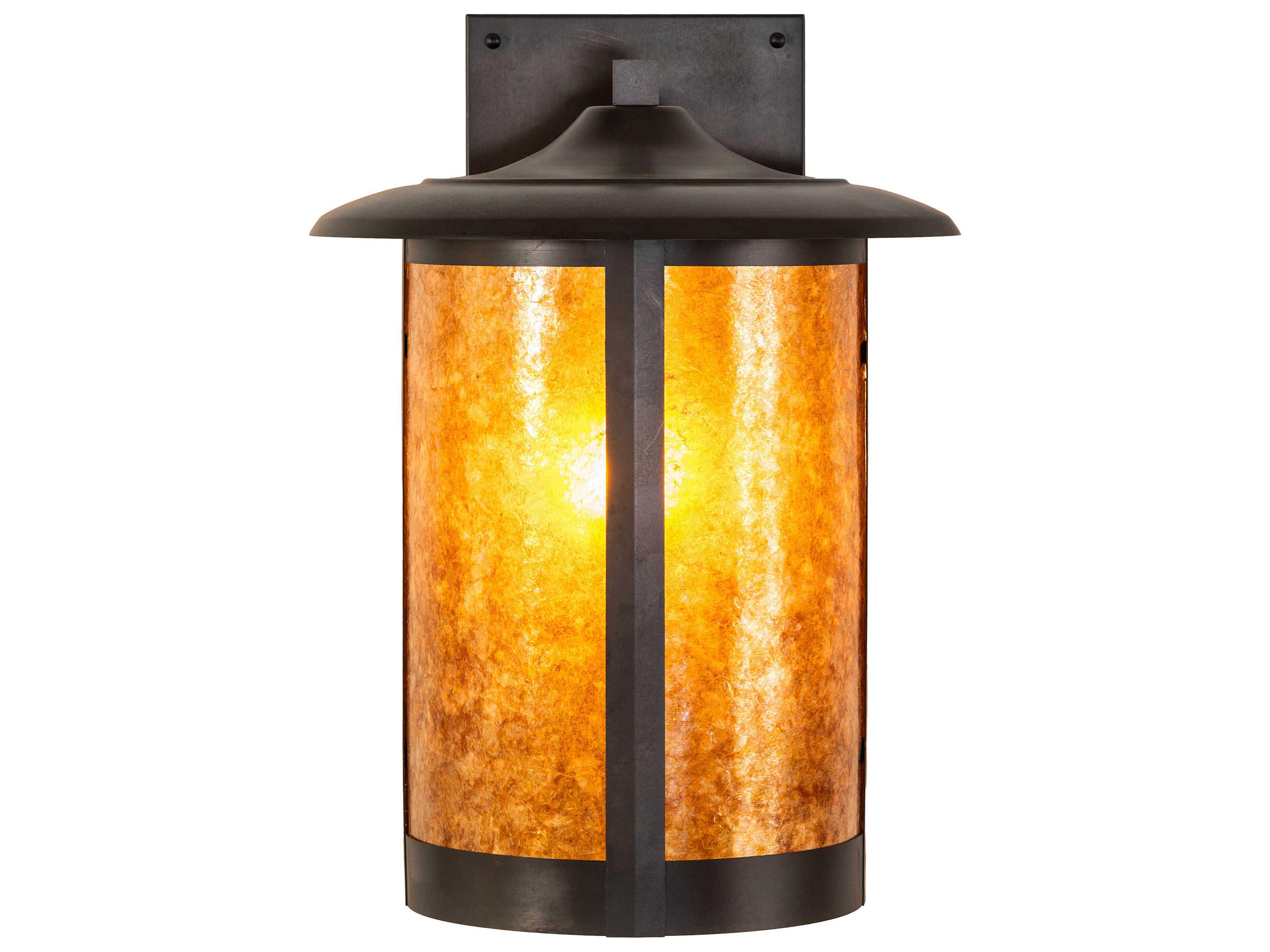 Meyda Fulton 1-Light Craftsman Brown Wall Sconce