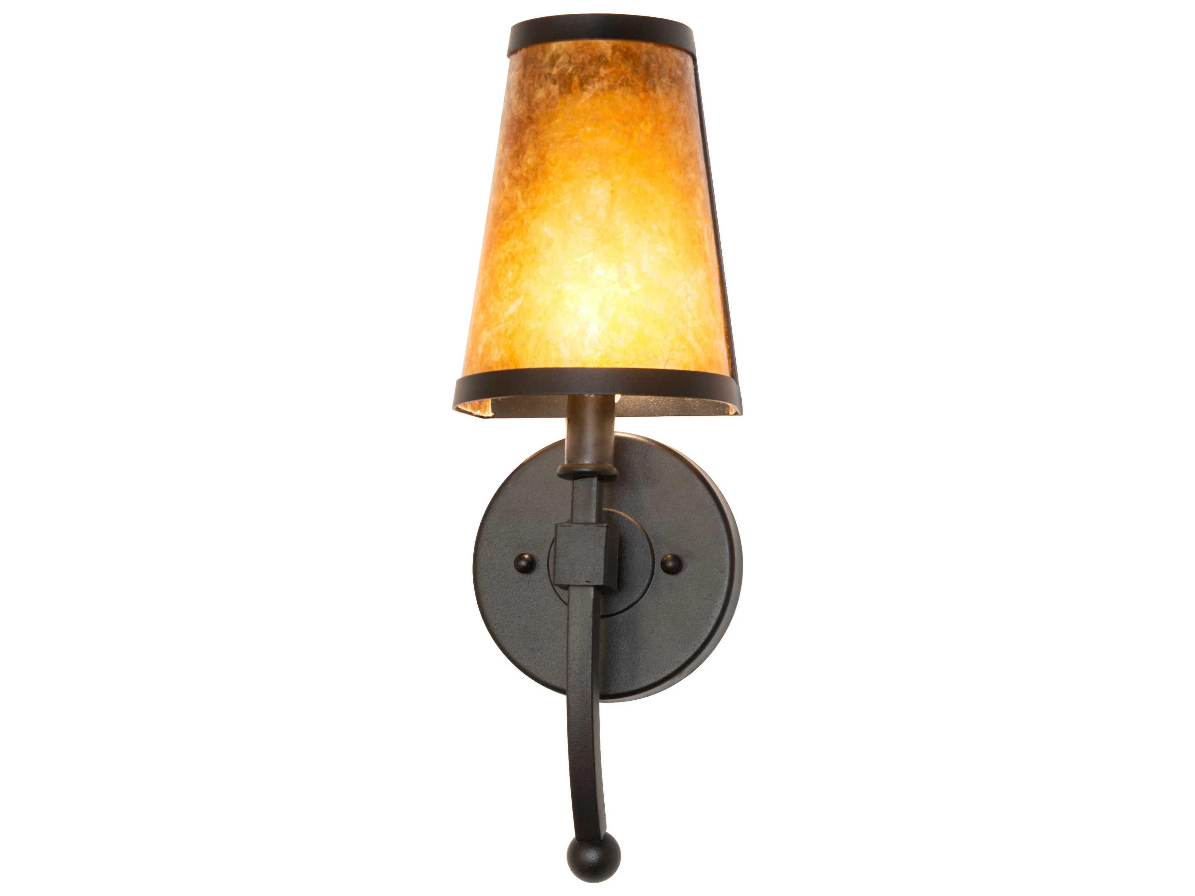 Verheven 1-Light Textured Black Traditional Wall Sconce